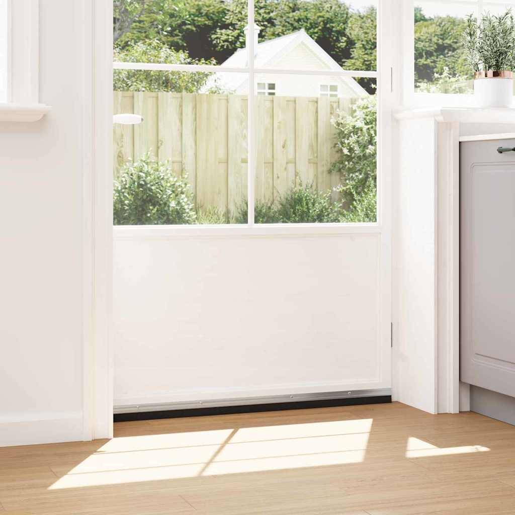 vidaXL Aufsteck Türbürstendichtungen 2 pcs Silber 100 cm