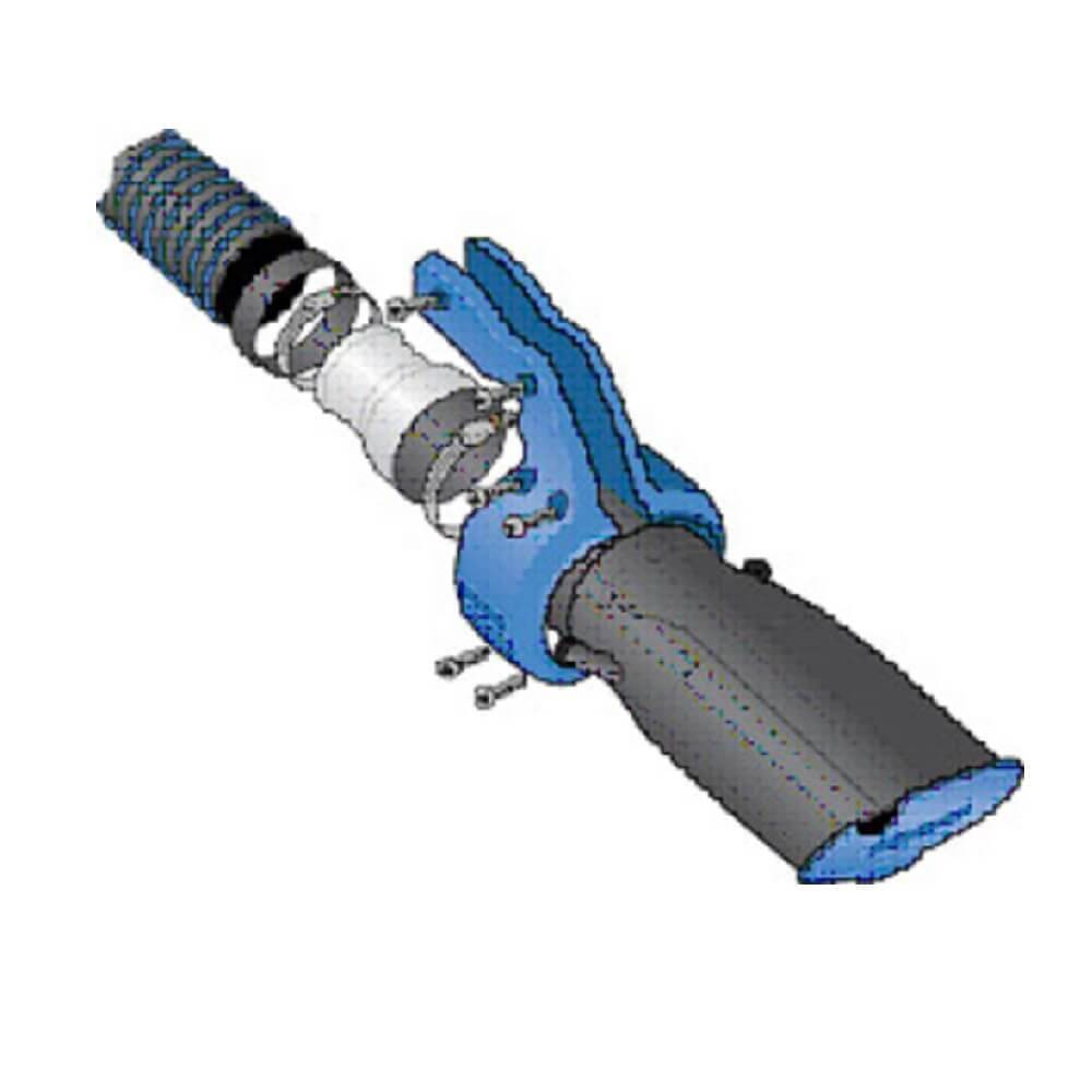 Adapter für Schlauchanschluß 100/75