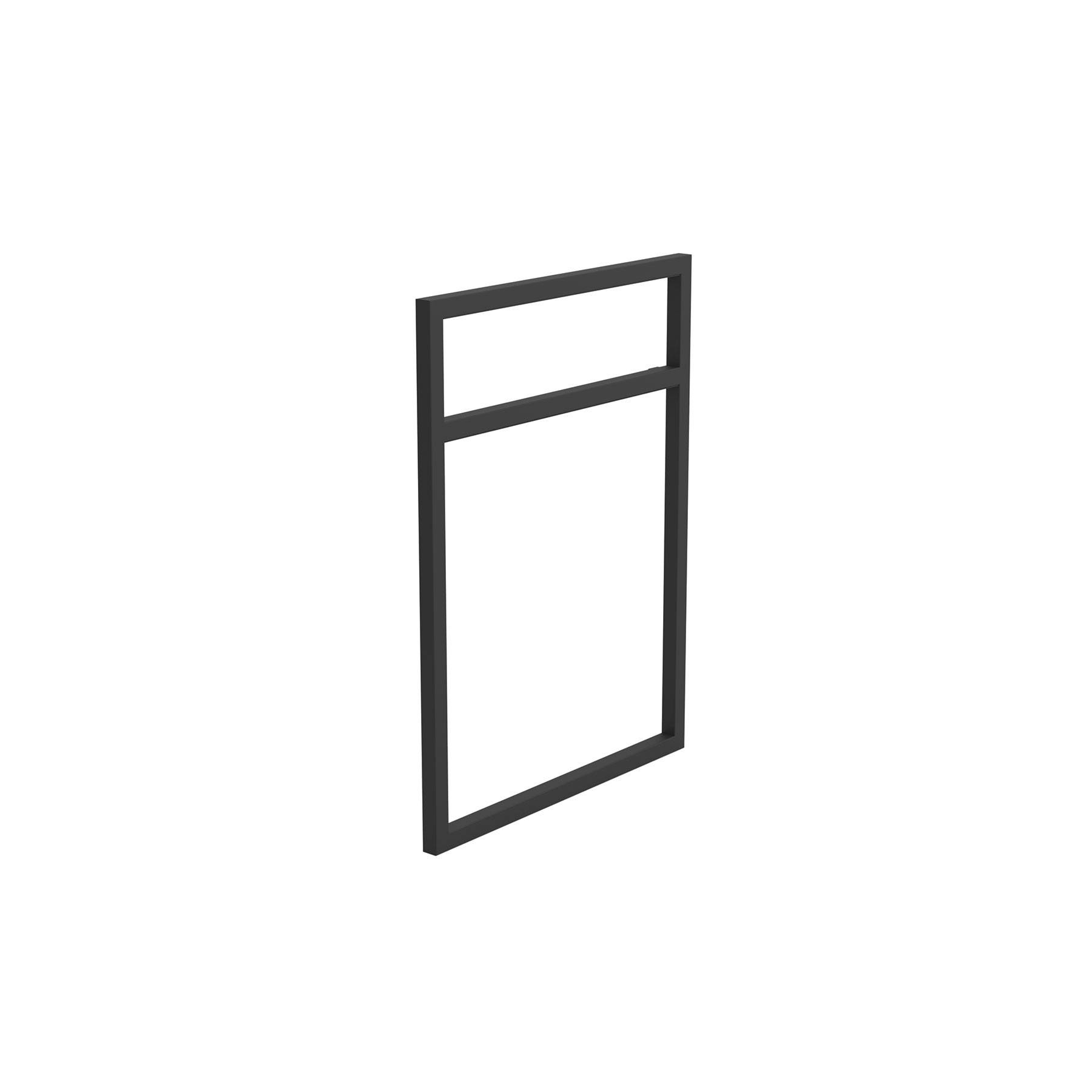 Salgar Metallgestell LLOYD NIEDRIG für Schränke und Strukturen Compakt MATT SCHWARZ 333 x 16 x 475 mm