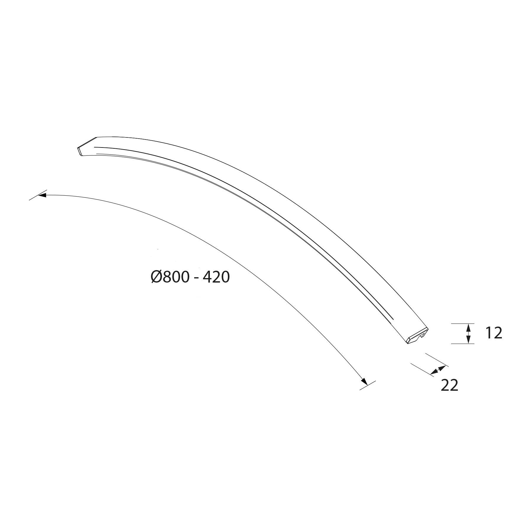 Salgar Leuchte CIRCUS 420 (4,7 W - 4000ºK) IP44 420 mm