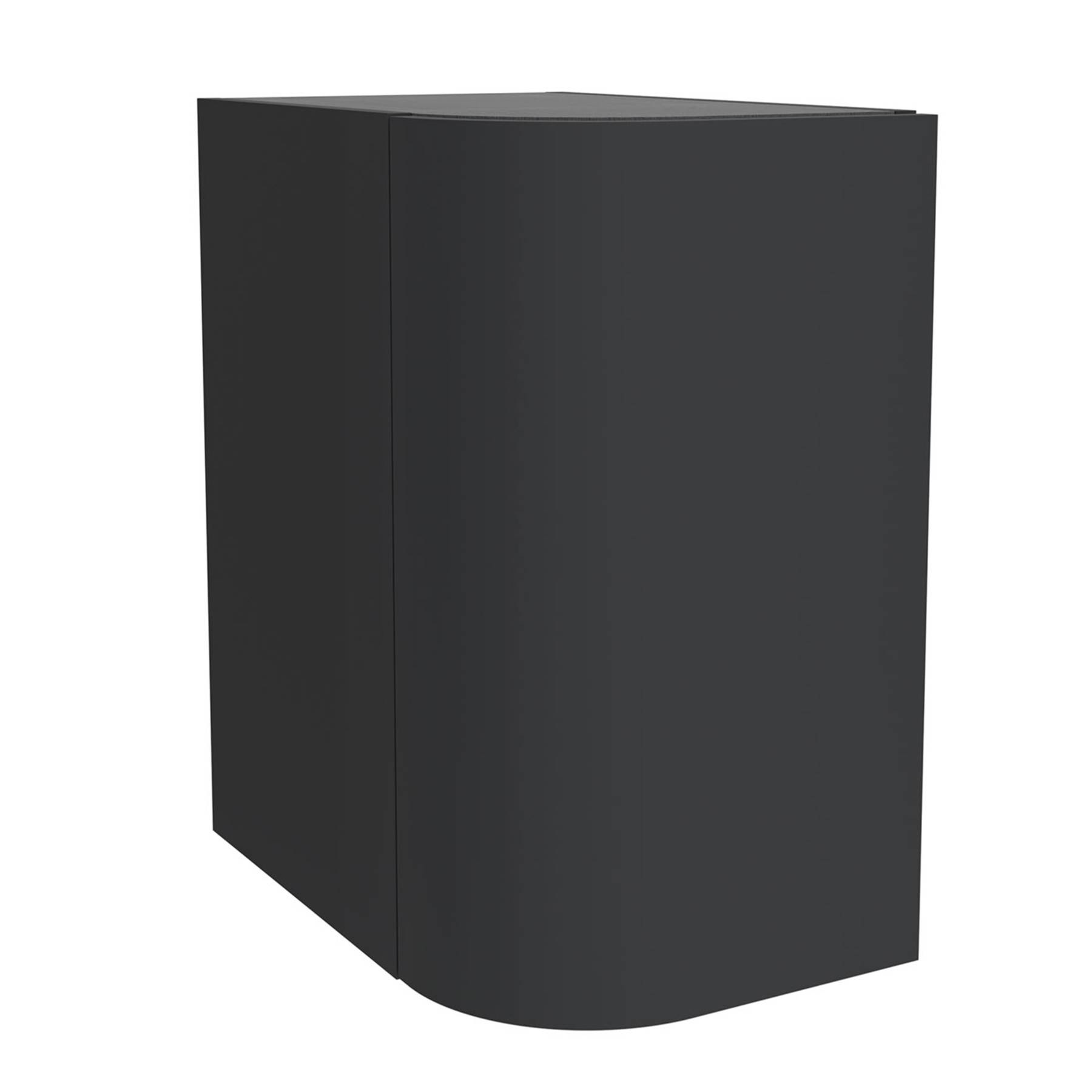 Salgar Schrankelement wandhängend ALLIANCE 300 links / rechts 1 geschwungene Tür zum Öffnen mit Pushsystem ANTHRAZITGRAU MATT 300 x 540 x 450 mm