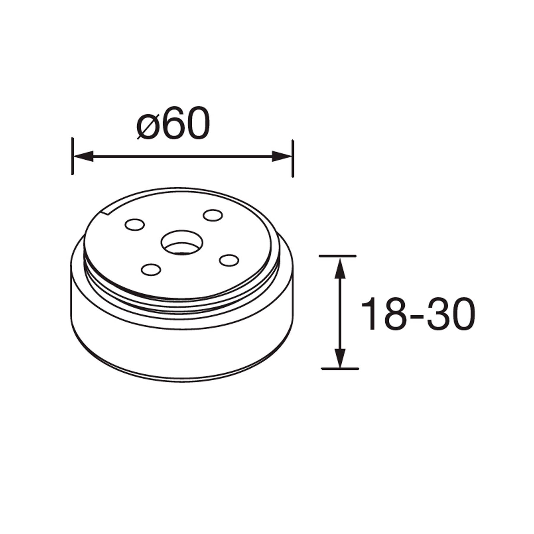 Salgar Satz 4 Füße GRIS MATE 20 mm