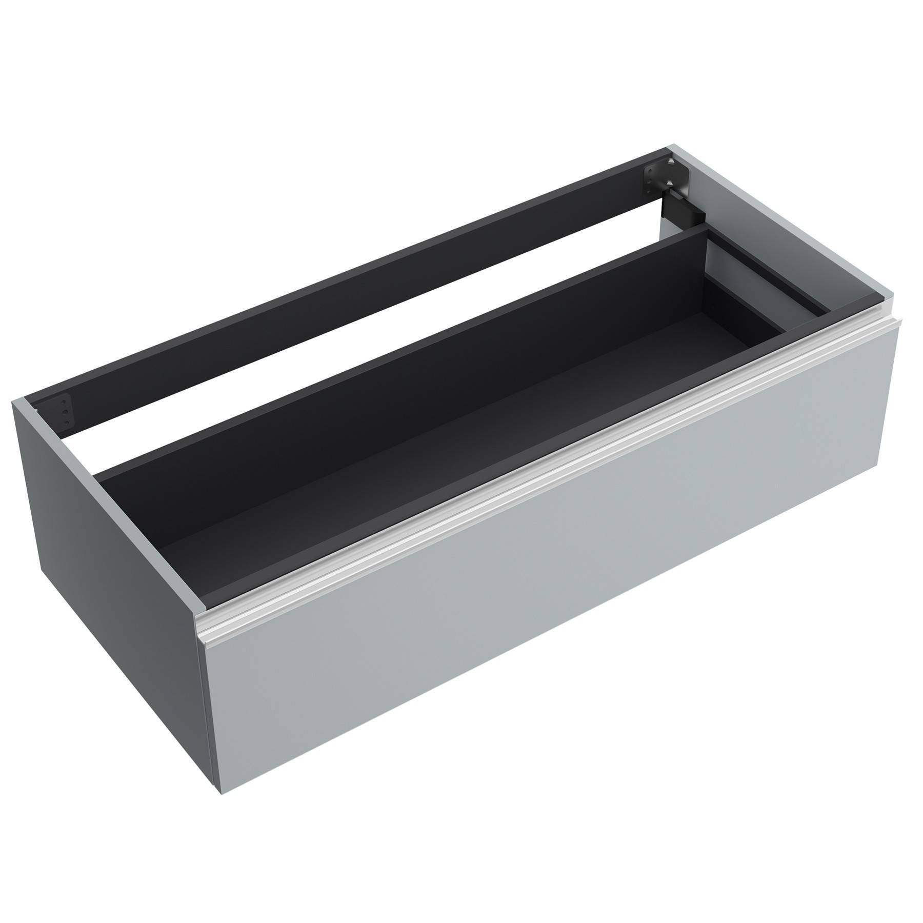 Salgar Schrankelement wandhängend SPIRIT 1000 1 Metallschublade mit Softeinzug BLUE FOG 997 x 270 x 450 mm