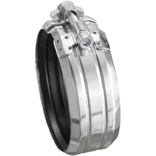 OHA-Rabbit-Verbinder für Guss-Rohre DN 100, Edelstahl W2, EPDM (810)