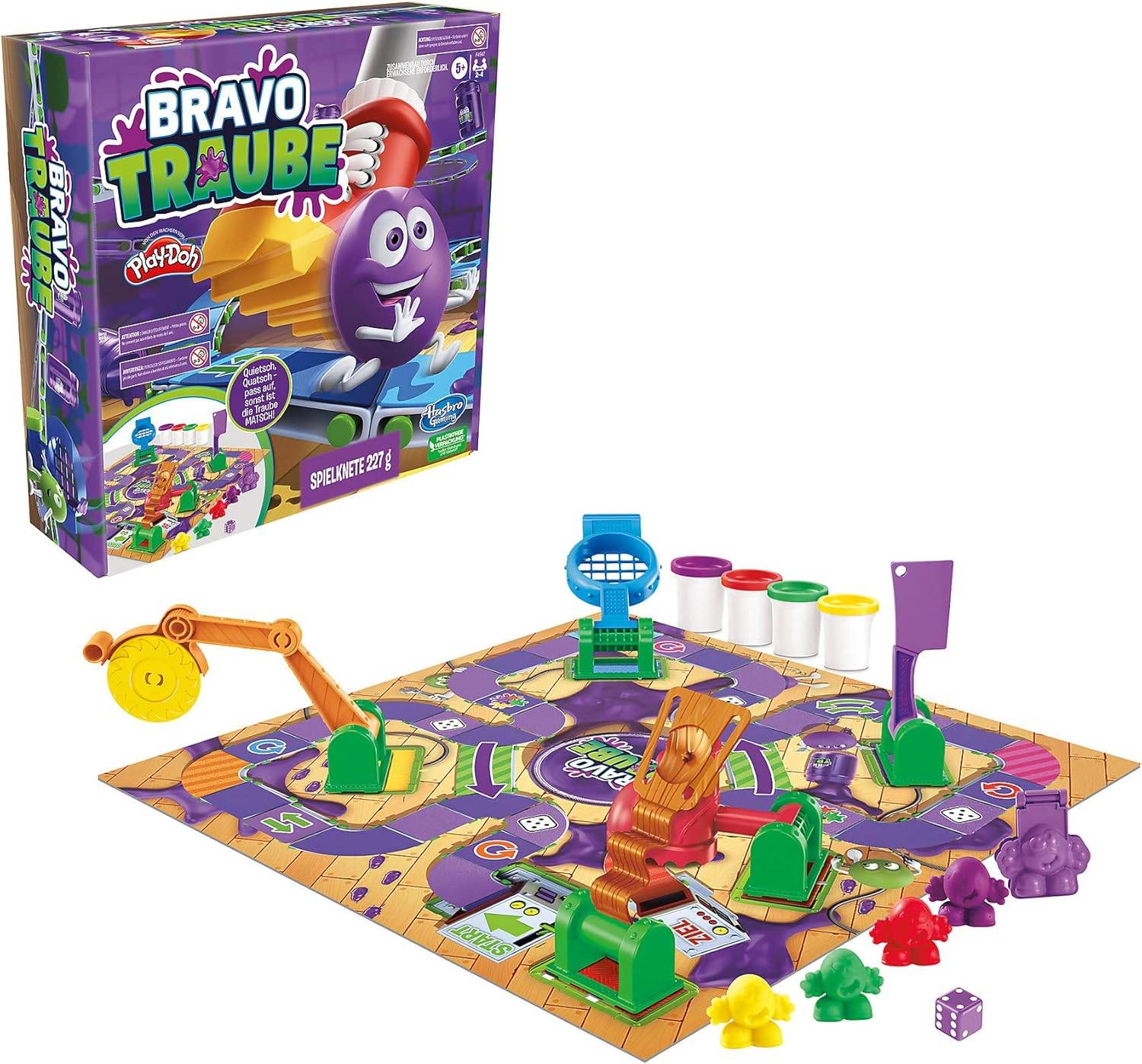 Hasbro 22912170 Bravo Traube Brettspiel Brettspiel Kind 3+ Kultspiel Playdoh