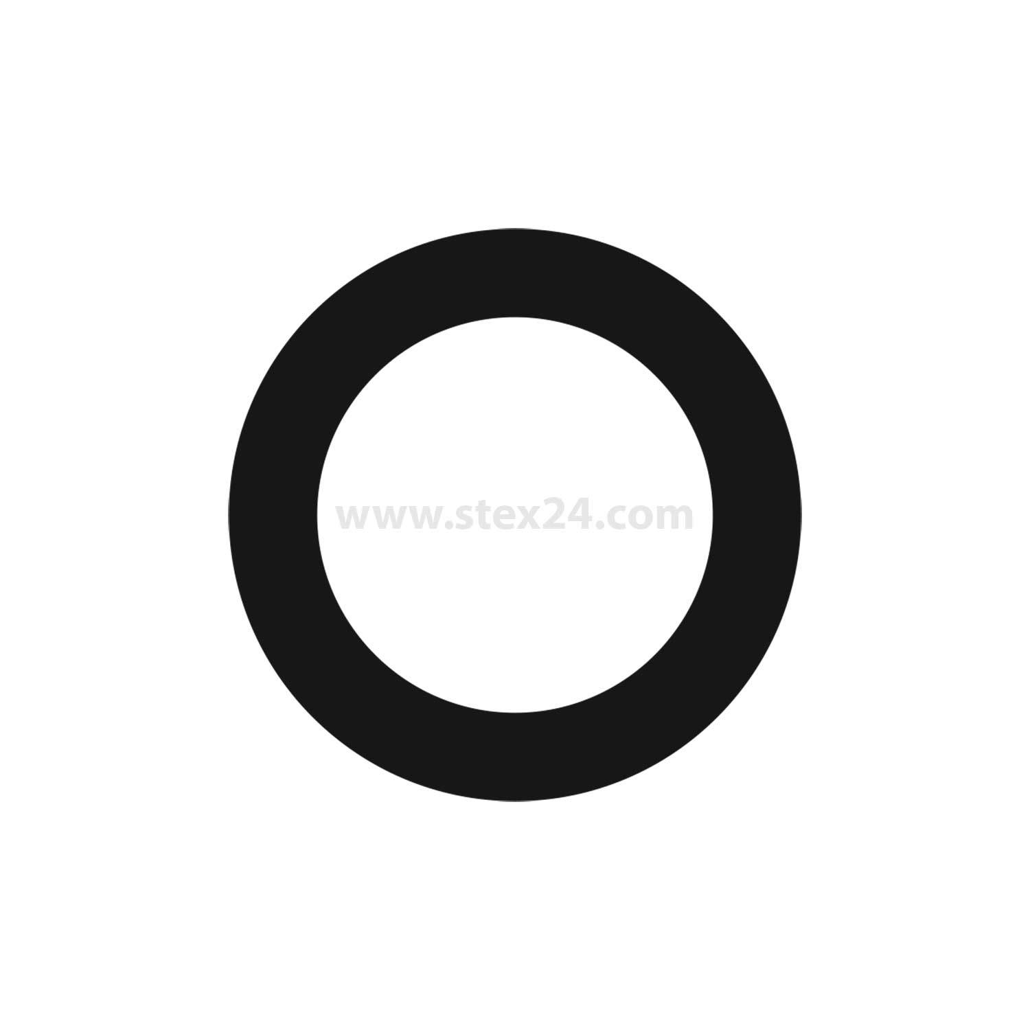 BSOK41 Georg Schlegel Bezeichnungsschild Grafik-Symbol Kreis / Aus weiß - 1Stück