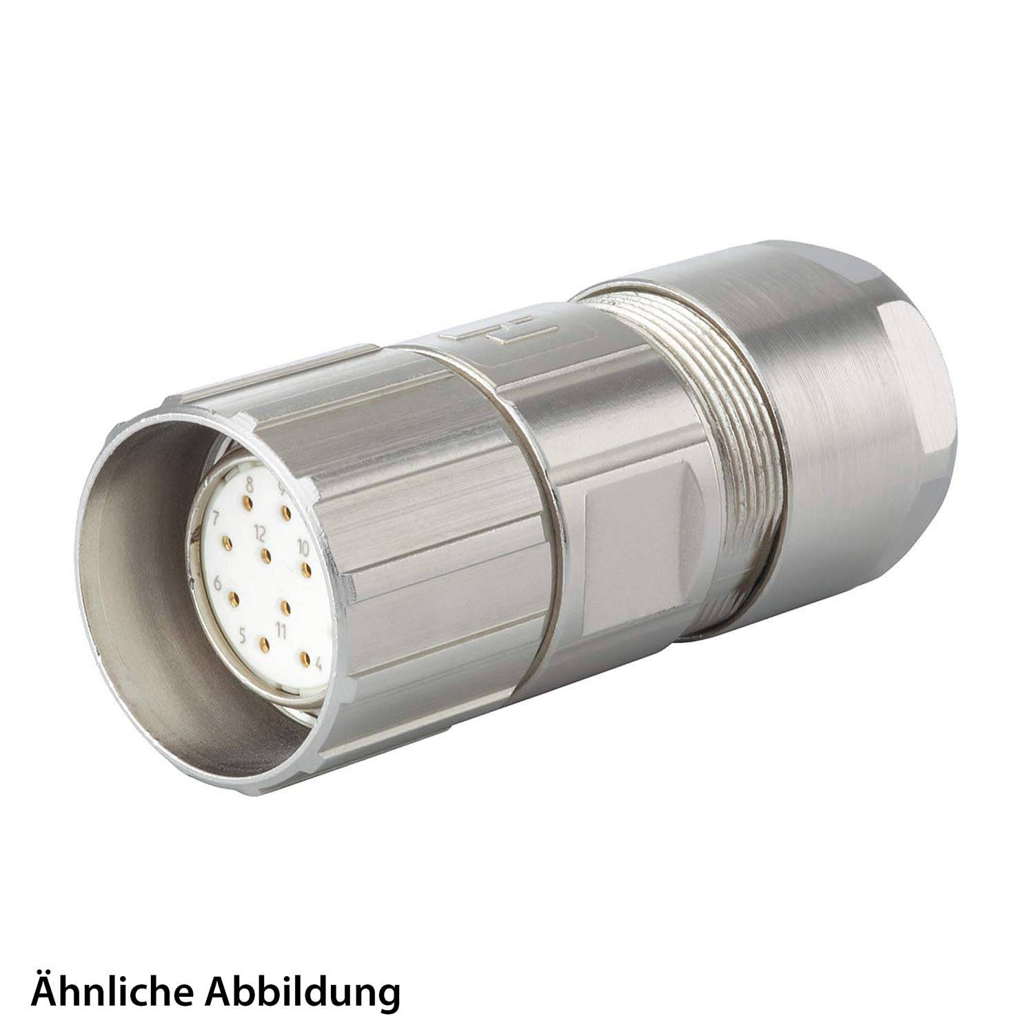 799911412K HUMMEL SET inkl. Kontakte M23 Signal Kabelsteckverbinder, Löteinsatz gerade Polzahl 17-pol., Buchse