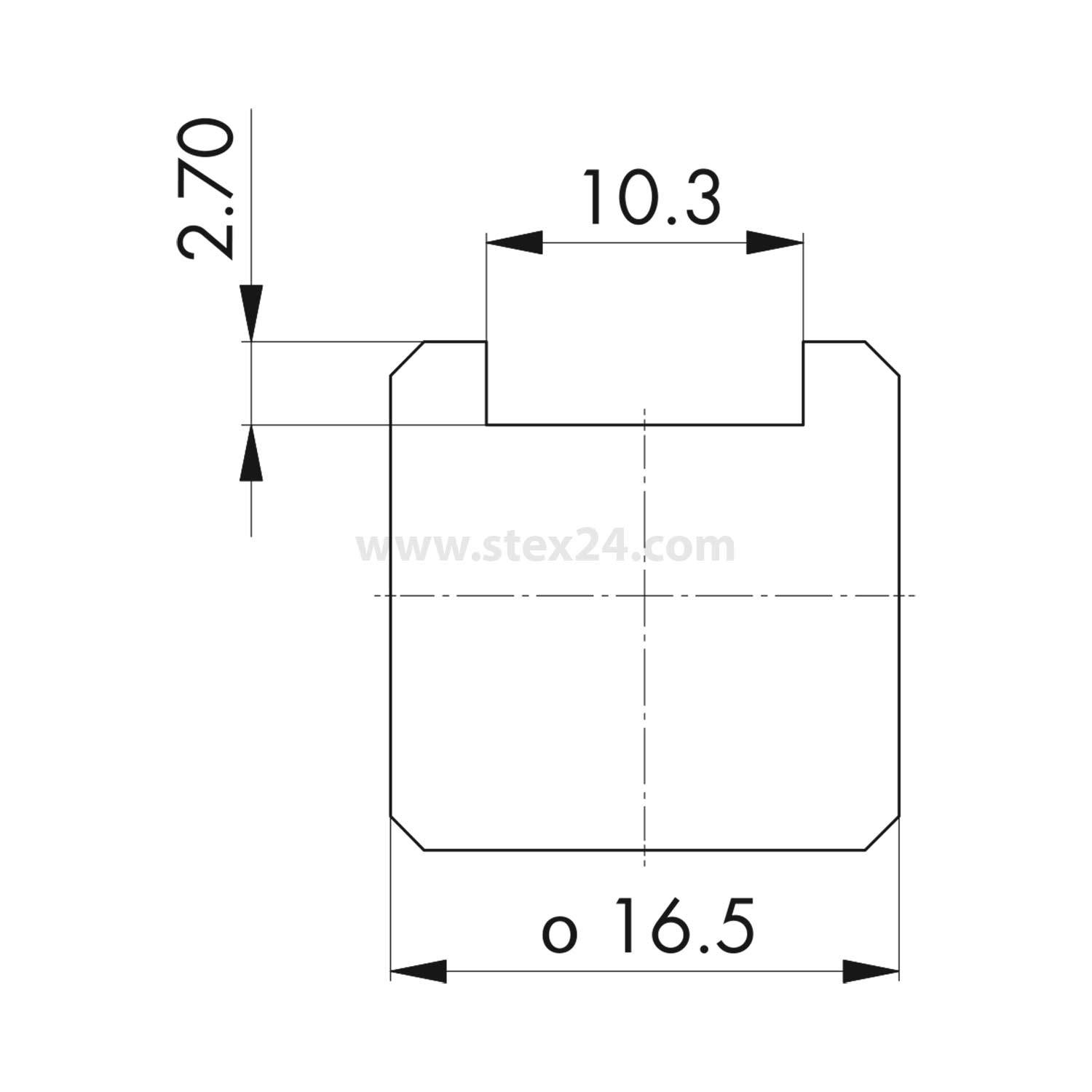 BSOKLL102 Georg Schlegel Bezeichnungsschild Grafik-Symbol Abnahme minus weiß - 1Stück