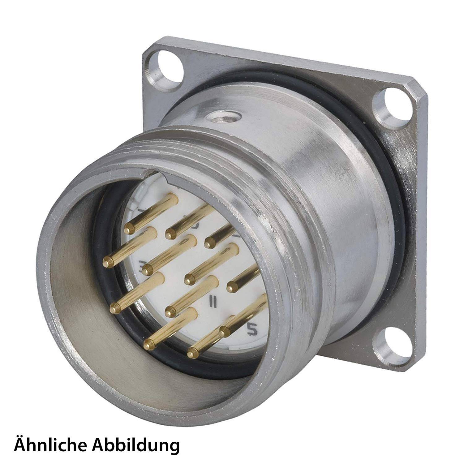 799916094K HUMMEL SET inkl. Kontakte M23 Signal Gerätesteckverbinder, Löteinsatz gerade Polzahl 17-pol., Stift