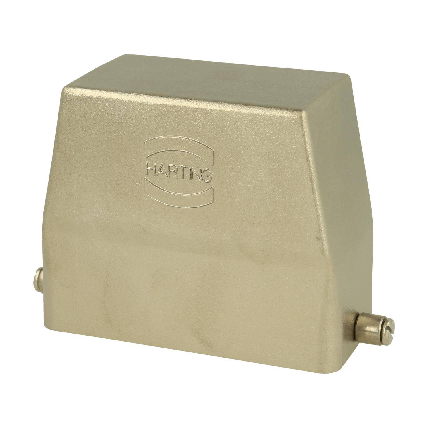 19443100546 HARTING Han 10B INOX Tüllengehäuse, 1xM25 seitlicher Kabelabgang, für 1 Bügel (am Unterteil) - 1Stück