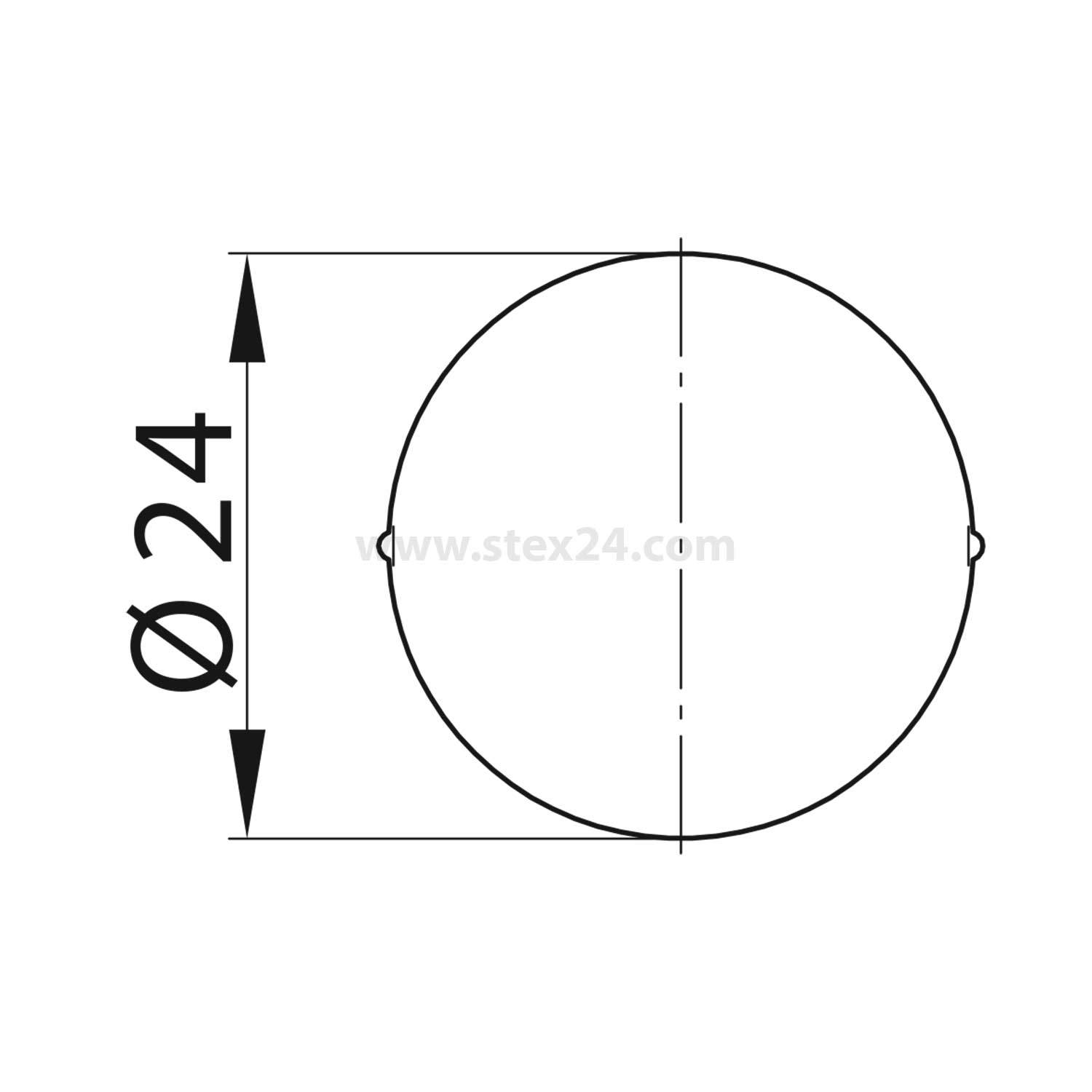 BSKJ102 Georg Schlegel Bezeichnungsschild Grafik-Symbol Abnahme minus weiß - 1Stück