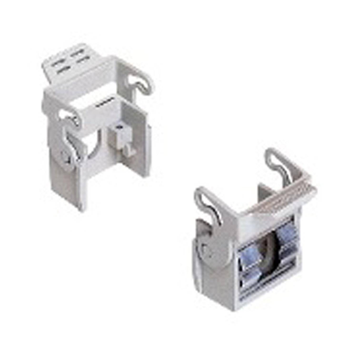 Snap Wandhalterung für Rasterbefestigung, Unterteil Version 2 für Montage im Blechausschnitt passend für alle Einsätze