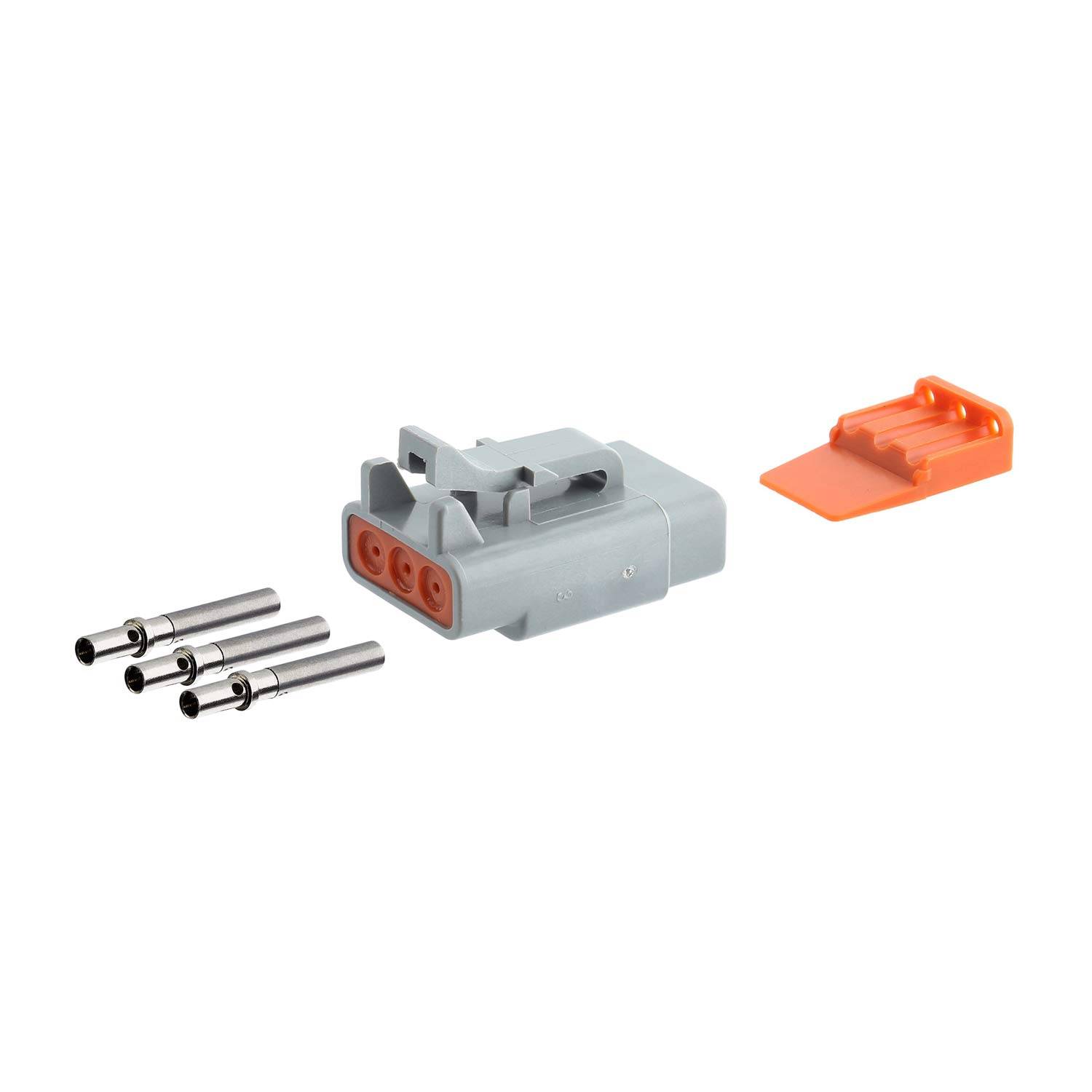 ATM06-3S-KIT01 Amphenol AS-3SF 109 SET-Kabeldose ATM-Serie Buchse, 3-polig, Crimpanschluss Isolationsdurchmesser 1,35mm