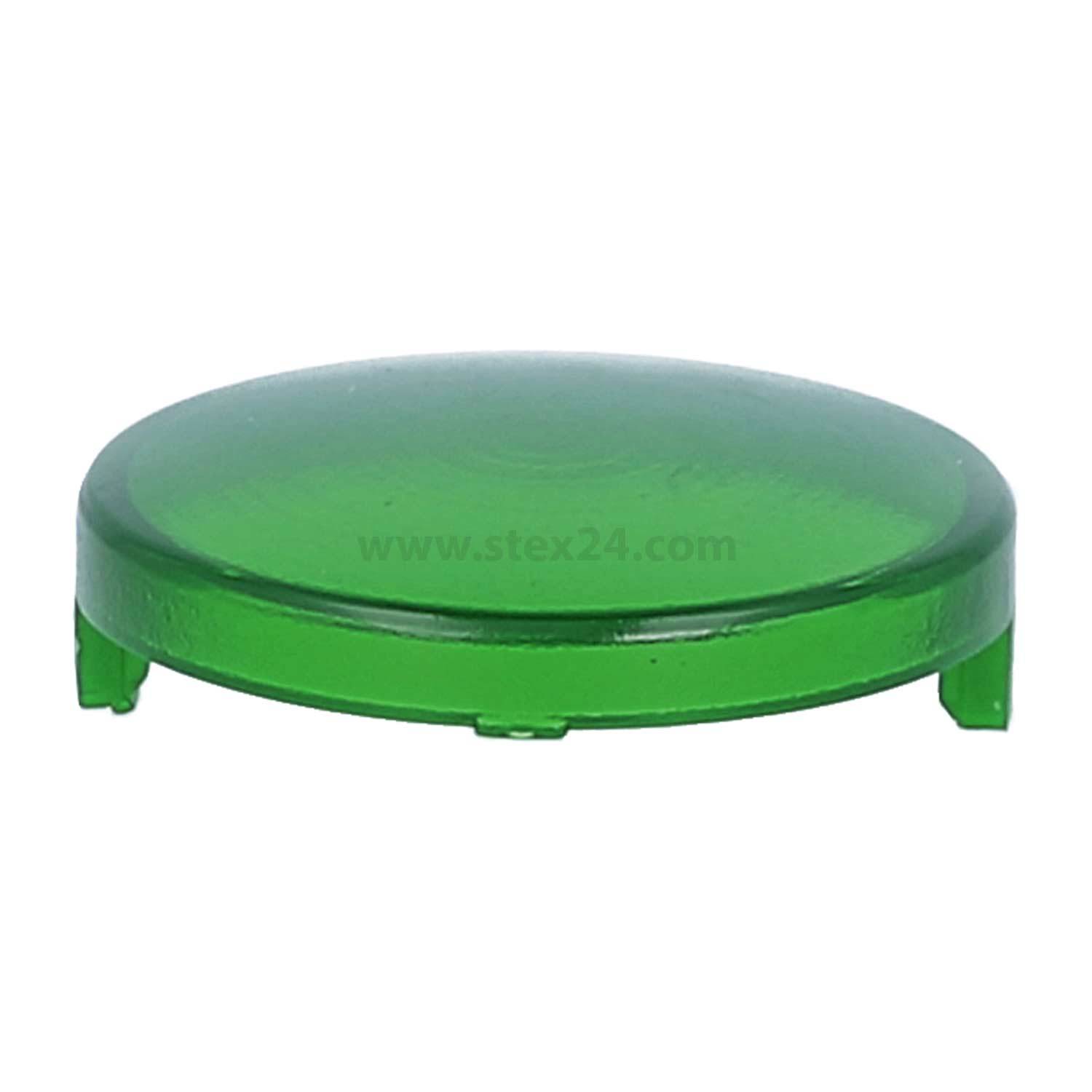 KF20GN Georg Schlegel Kalotte, gewölbt transparent Farbe grün Ausführung beschreib- und beleuchtbar - 1Stück