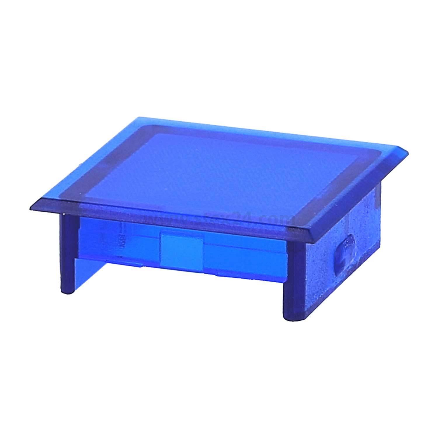 KF25BL Georg Schlegel Kalotte, flach transparent Farbe blau Leuchtfeld geriffelt Ausführung beschreib- und beleuchtbar