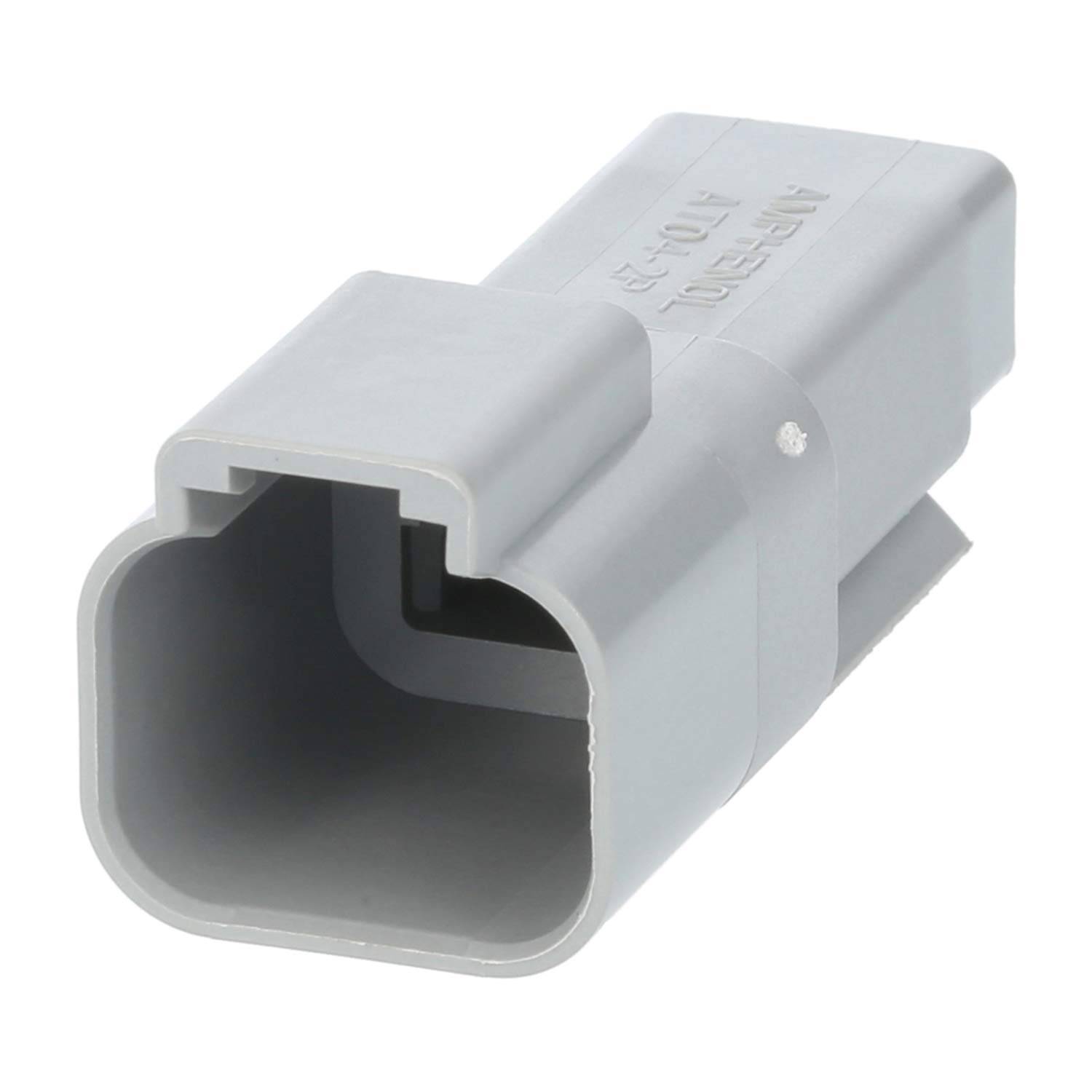 AT04-2P Amphenol AS-2SM 105 Kabelstecker AT-Serie Stift, 2-polig, Crimpanschluss Isolationsdurchmesser 2,24mm - 3,68mm,