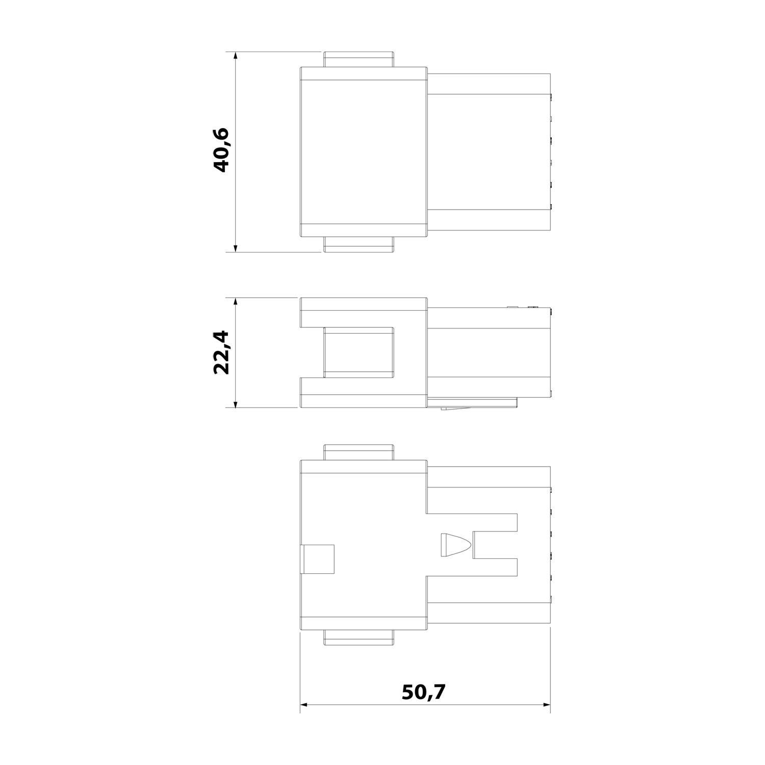 AT04-12PA-RD01 Amphenol AS-12SM 104 Kabelstecker AT-Serie reduzierte Dichtung Stift, Kodierung A, 12-polig,