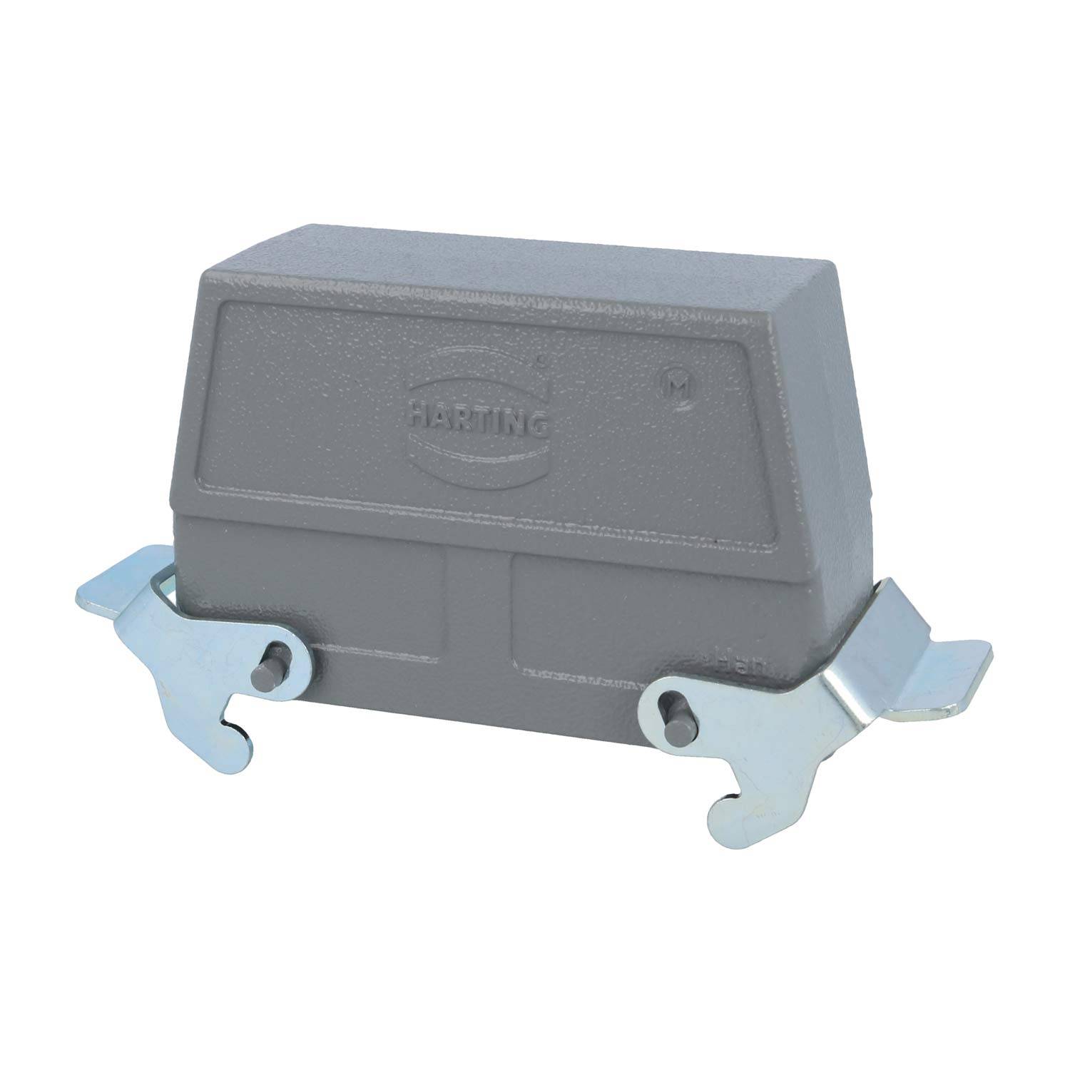 04300240567 HARTING Han 24B Tüllengehäuse hoch, 1xM32 seitlicher Kabelabgang, mit 2 Querbügeln Verschraubung M32
