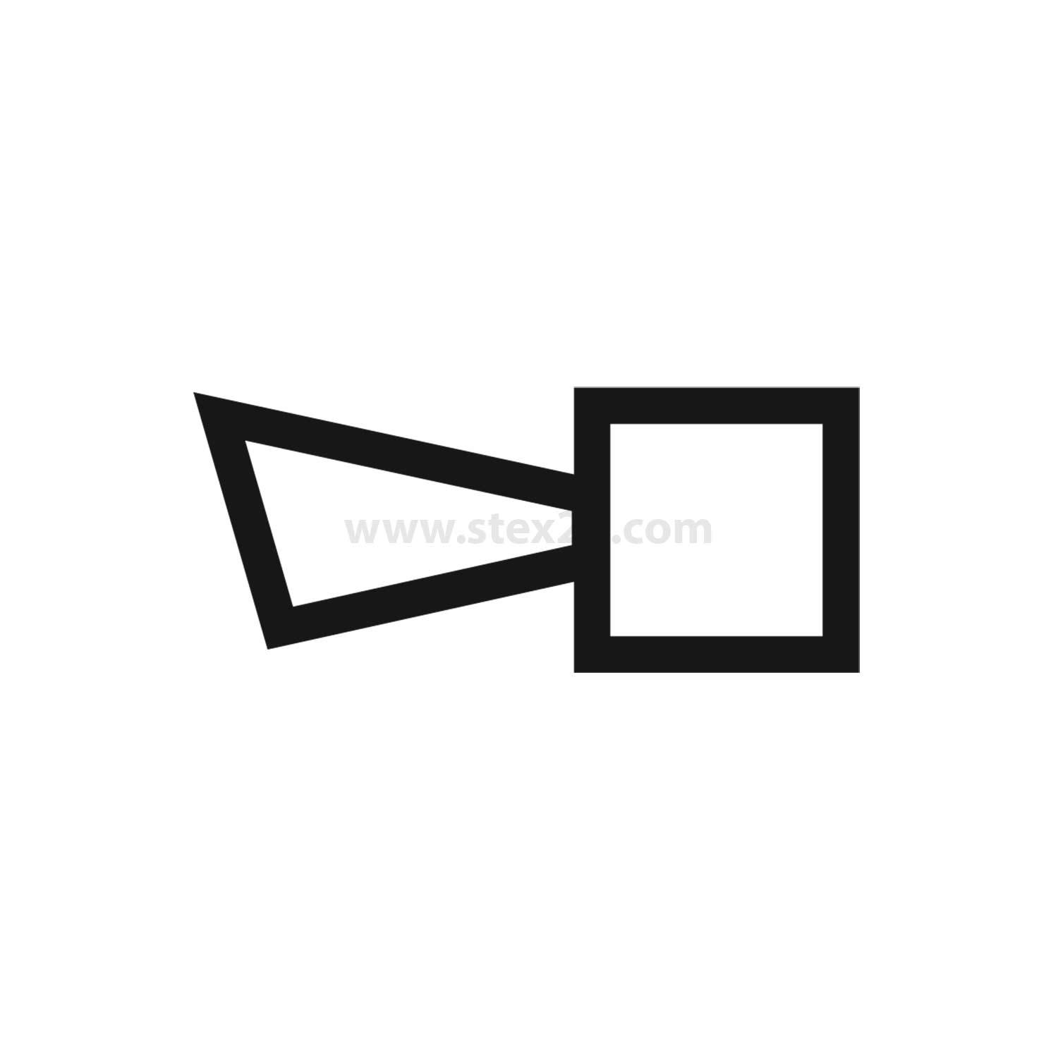 Logo von 'The Next Episode', das ein stilisiertes Dreieck, das mit einem Quadrat verbunden ist, darstellt und ein vorwärtsgerichtetes Konzept oder Thema symbolisiert.