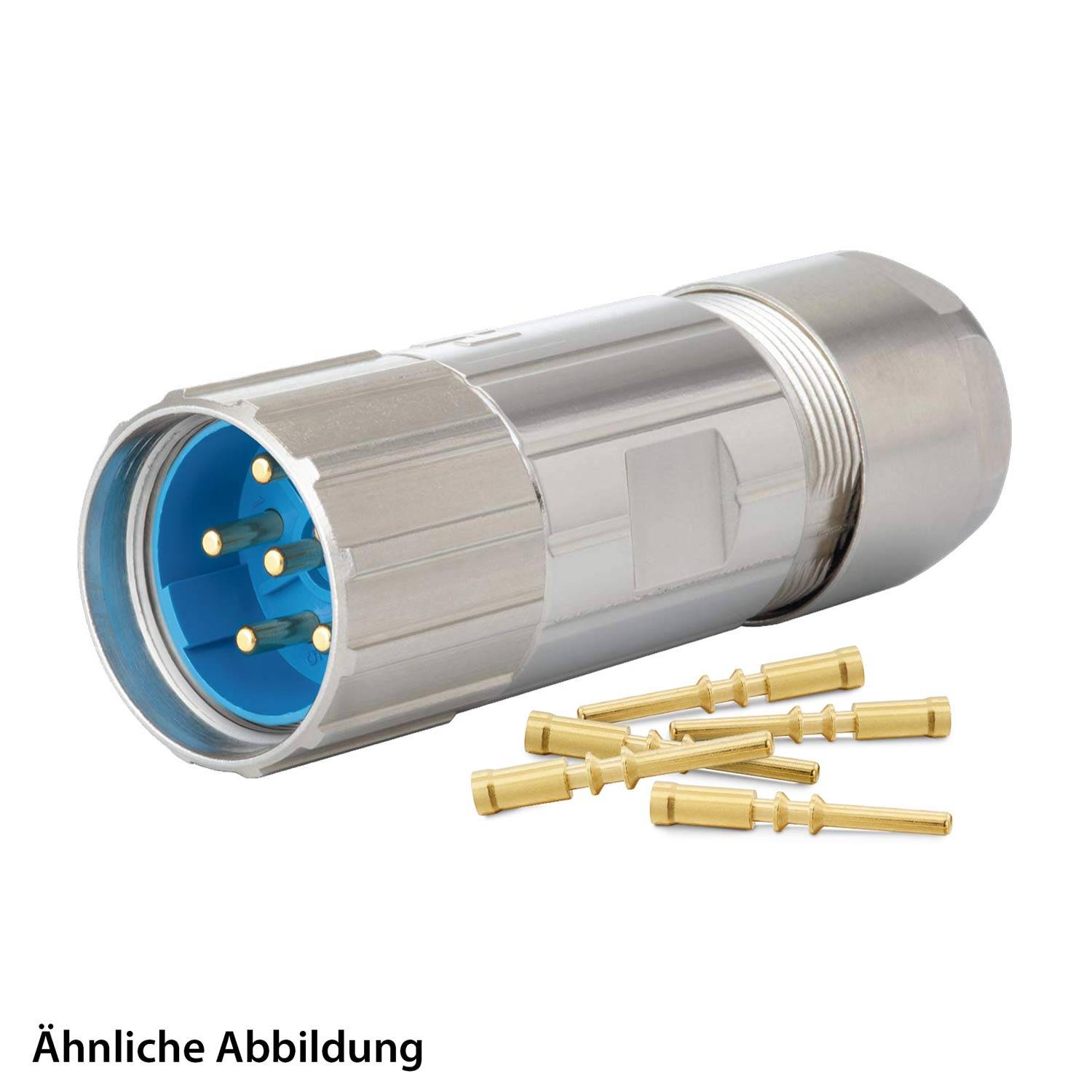 799917978K HUMMEL SET inkl. Kontakte M23 Leistung Kabelsteckverbinder, Crimpeinsatz gerade Polzahl 3+5+PE, Stift