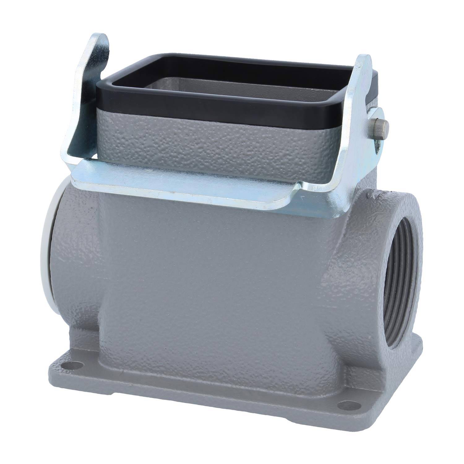 04300060270 HARTING Han 6B Sockelgehäuse hoch, 1xM32 seitlicher Kabelabgang, mit 1 Längsbügel Verschraubung M32