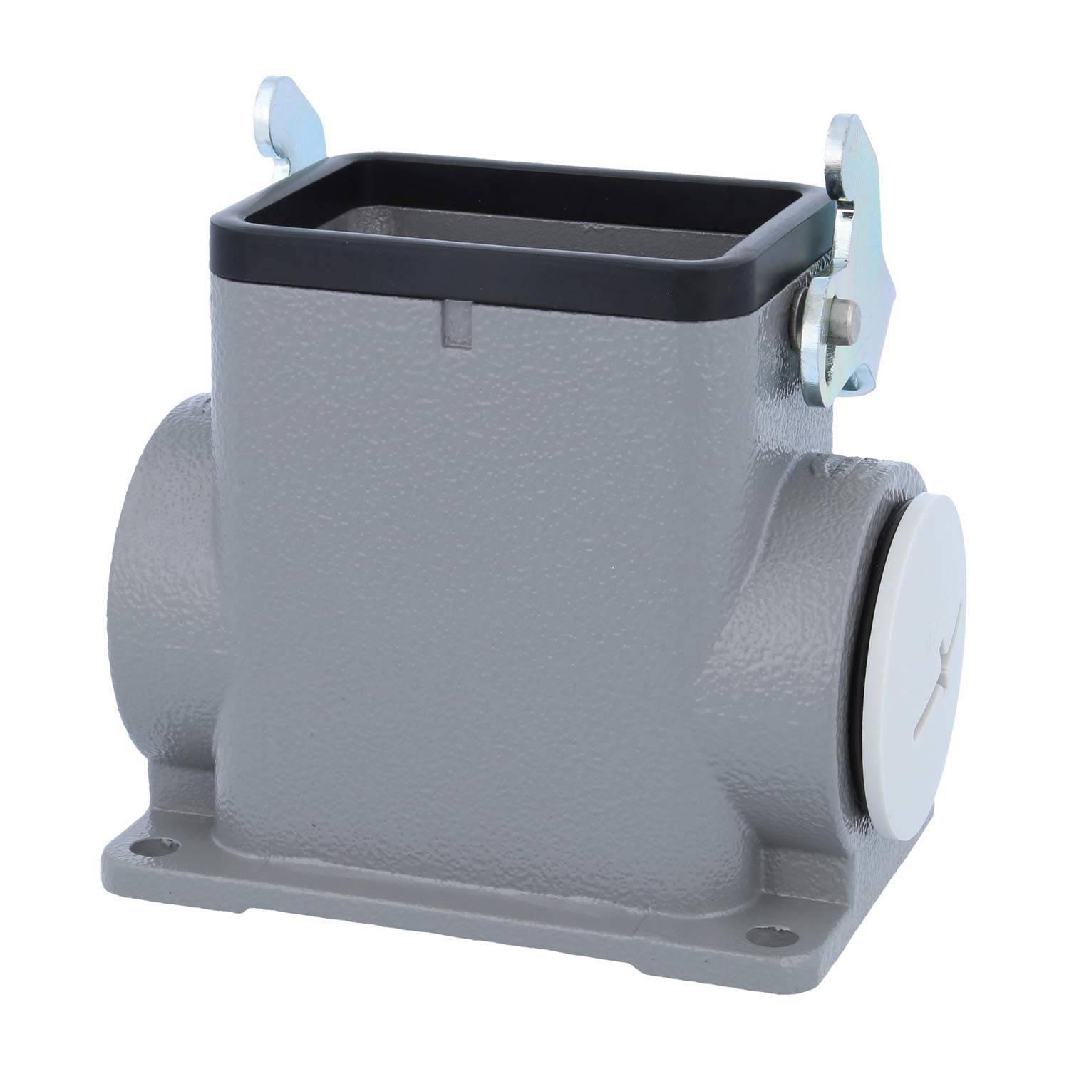 04300060270 HARTING Han 6B Sockelgehäuse hoch, 1xM32 seitlicher Kabelabgang, mit 1 Längsbügel Verschraubung M32