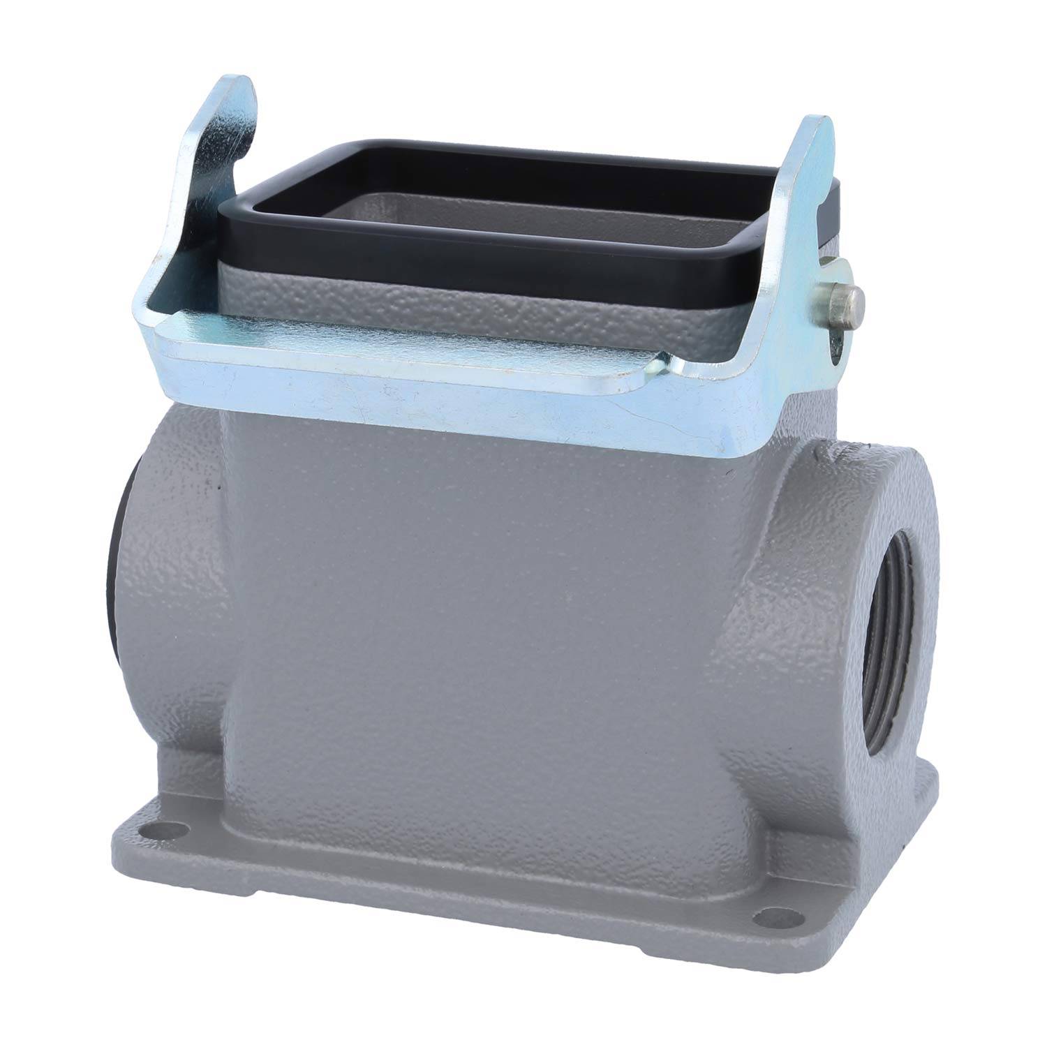 04300060269 HARTING Han 6B Sockelgehäuse hoch, 1xM25 seitlicher Kabelabgang, mit 1 Längsbügel Verschraubung M25
