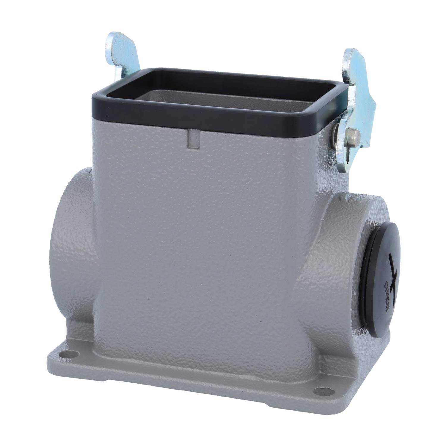 04300060269 HARTING Han 6B Sockelgehäuse hoch, 1xM25 seitlicher Kabelabgang, mit 1 Längsbügel Verschraubung M25