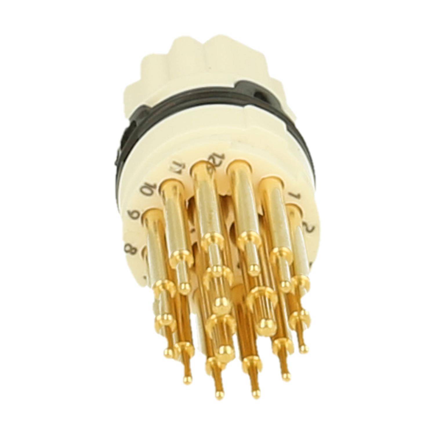 7001985118 HUMMEL M16 Einlöt-Kontakteinsatz Buchse Einlötanschluss, Polzahl 15-polig, 3+12 60V Steuerkontakt 24V,