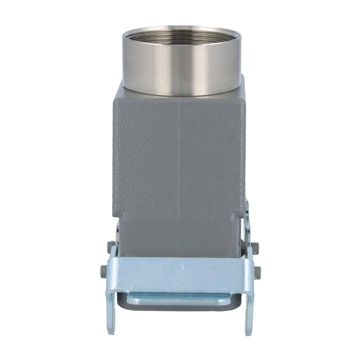 04300100466 HARTING Han 10B Tüllengehäuse hoch, 1xM40 gerader Kabelabgang, mit 2 Querbügeln Verschraubung M40