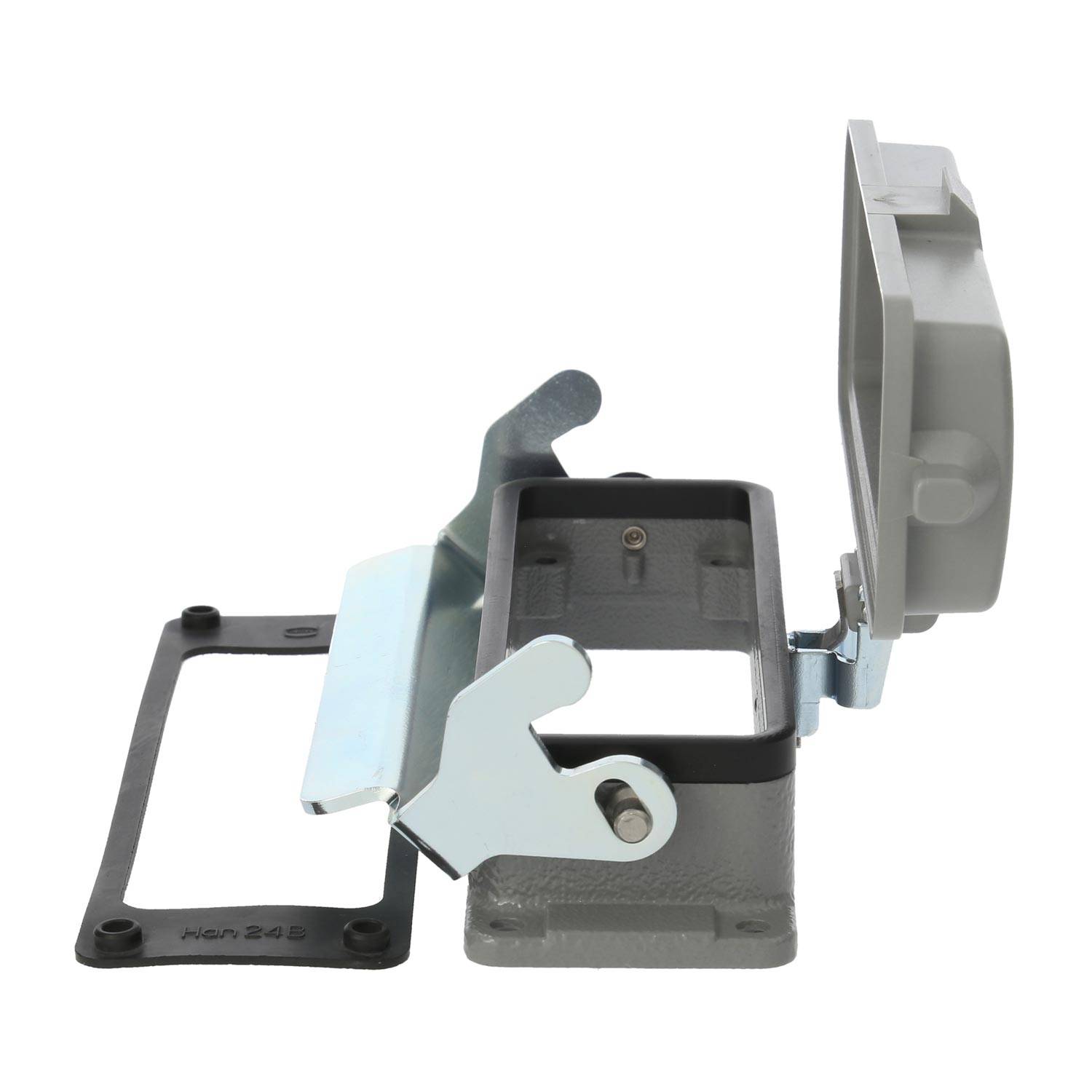 04300240304 HARTING Han 24B Anbaugehäuse mit 1 Längsbügel mit Schutzkappe Kunststoff - 1Stück