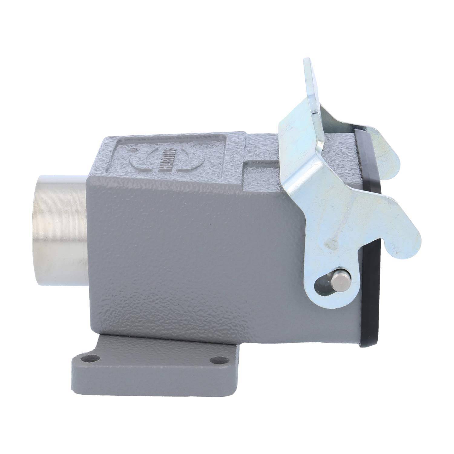 04300060763 HARTING Han 6B Kupplungsgehäuse hoch, 1xM25 gerader Kabelabgang, mit 1 Längsbügel Verschraubung M25