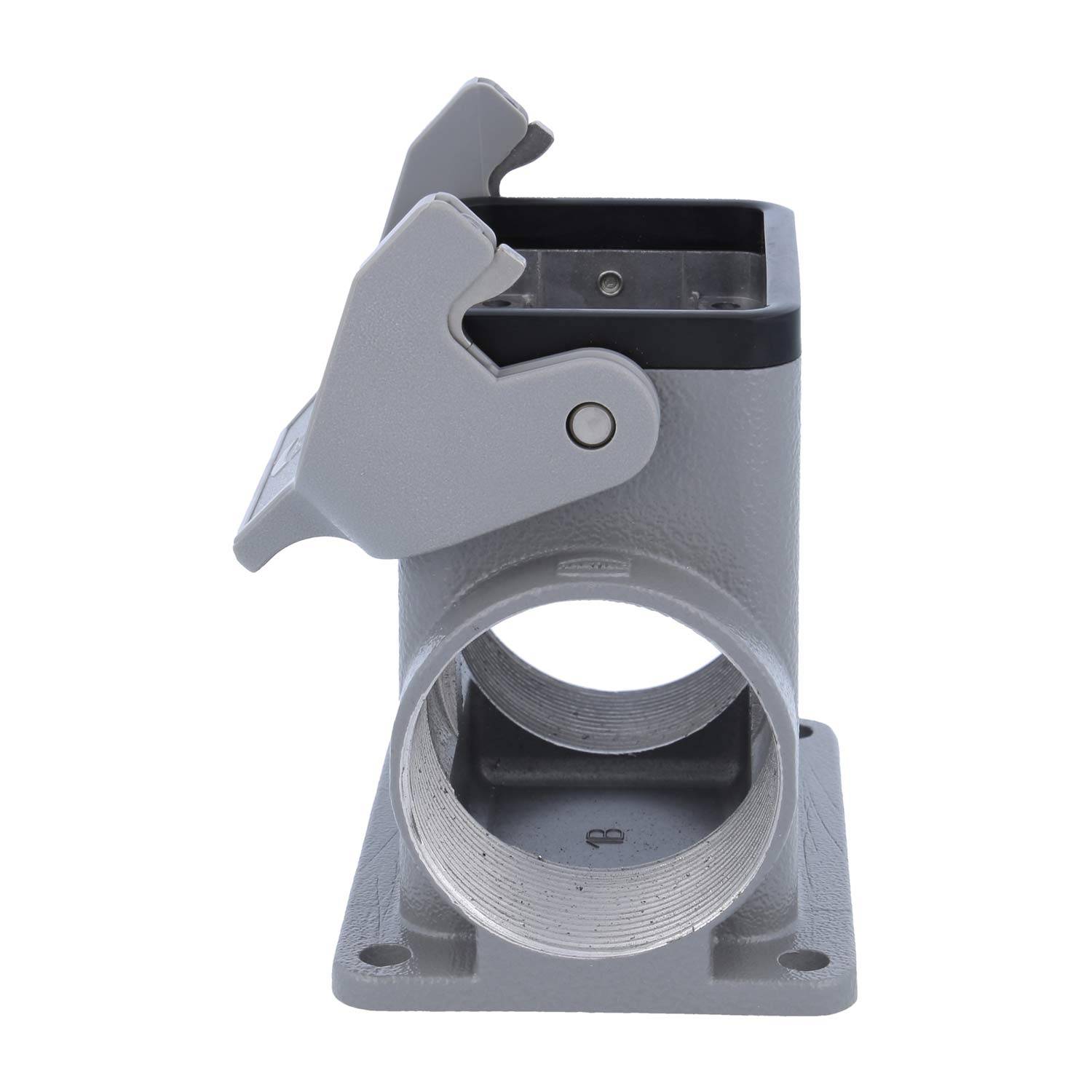 05300060267 HARTING Han 6B Sockelgehäuse hoch, 2xM40 seitlicher Kabelabgang, mit 1 Längsbügel Verschraubung M40