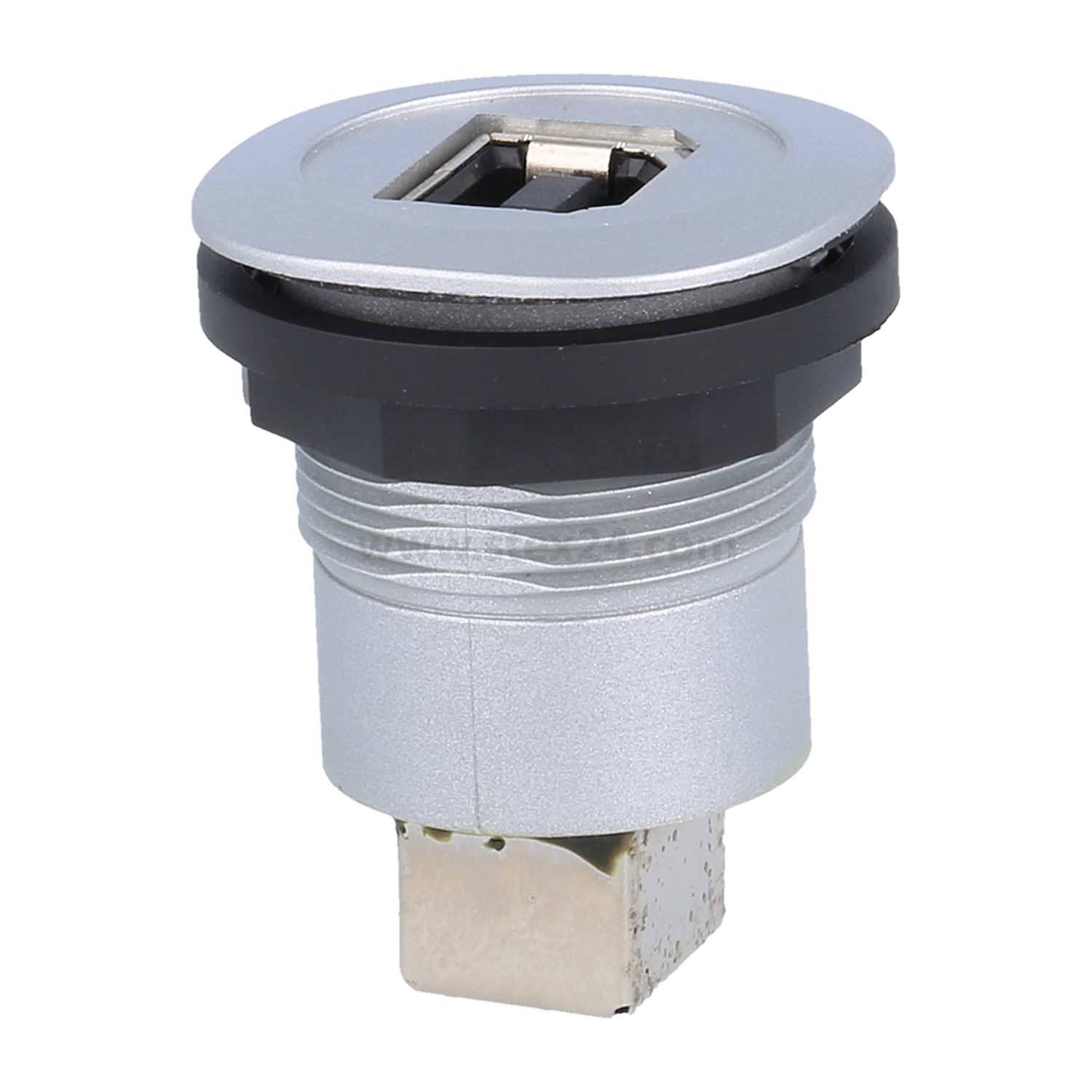 RQJ_USB_BB Georg Schlegel USB-Buchse B/B, twin abgerundetes Quadrat, RONTRON-Q-JUWEL Koppler Buchse / BuchseBauform