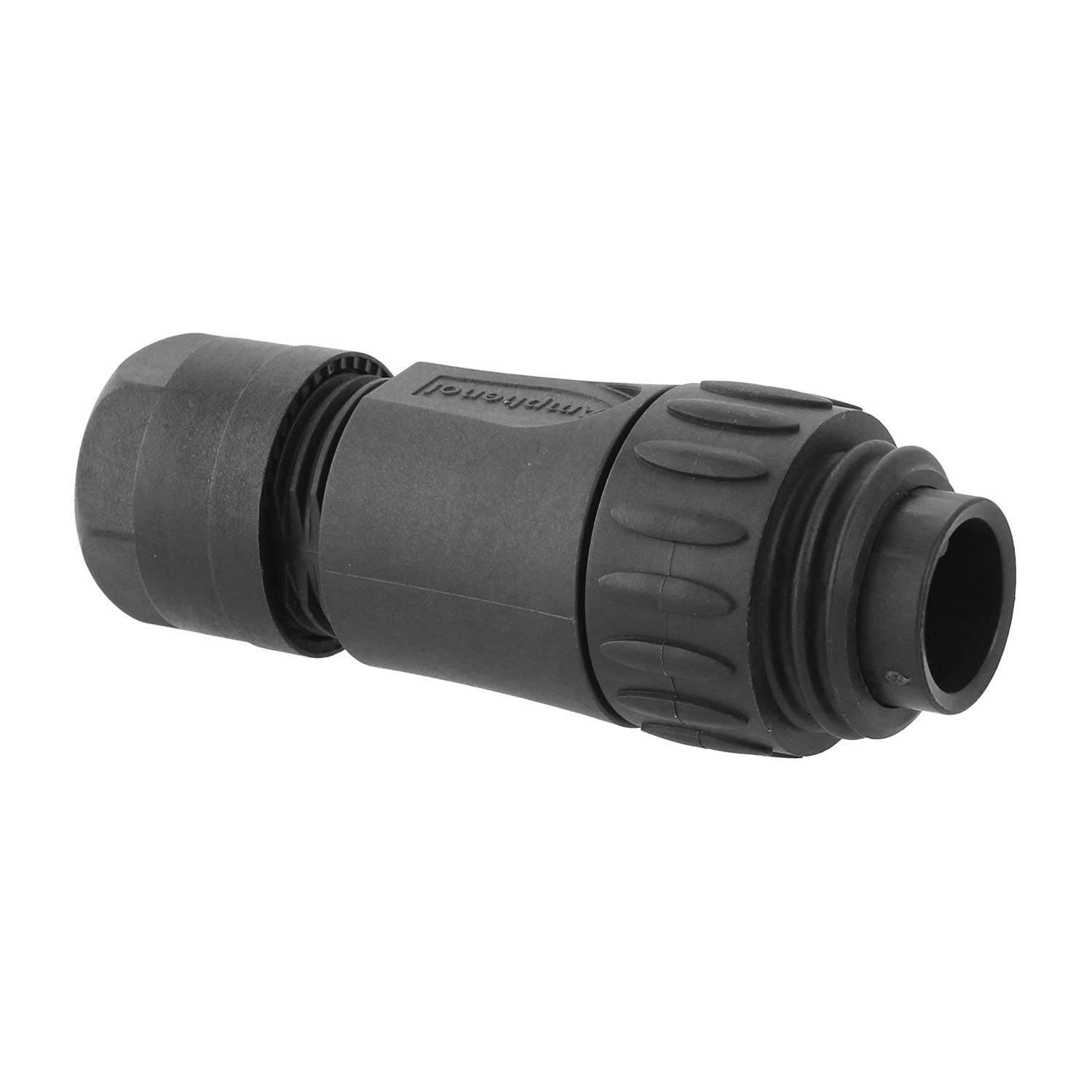 C01610H00601012 Amphenol RD24-KSG Kabelsteckverbinder, inkl. Zugentlastung gerade Stift Crimpanschluss, Polzahl 6+PE