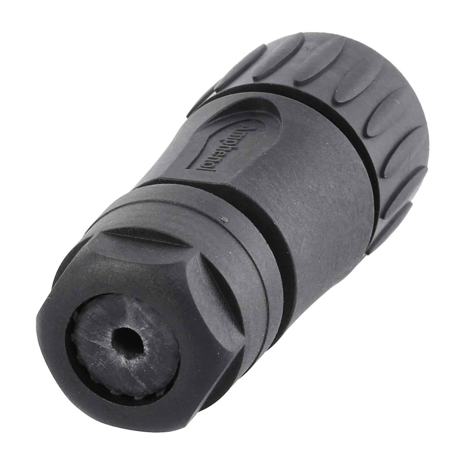 C01610D00601012 Amphenol RD24-KBG Kabelsteckverbinder, inkl. Zugentlastung gerade Buchse Crimpanschluss, Polzahl 6+PE