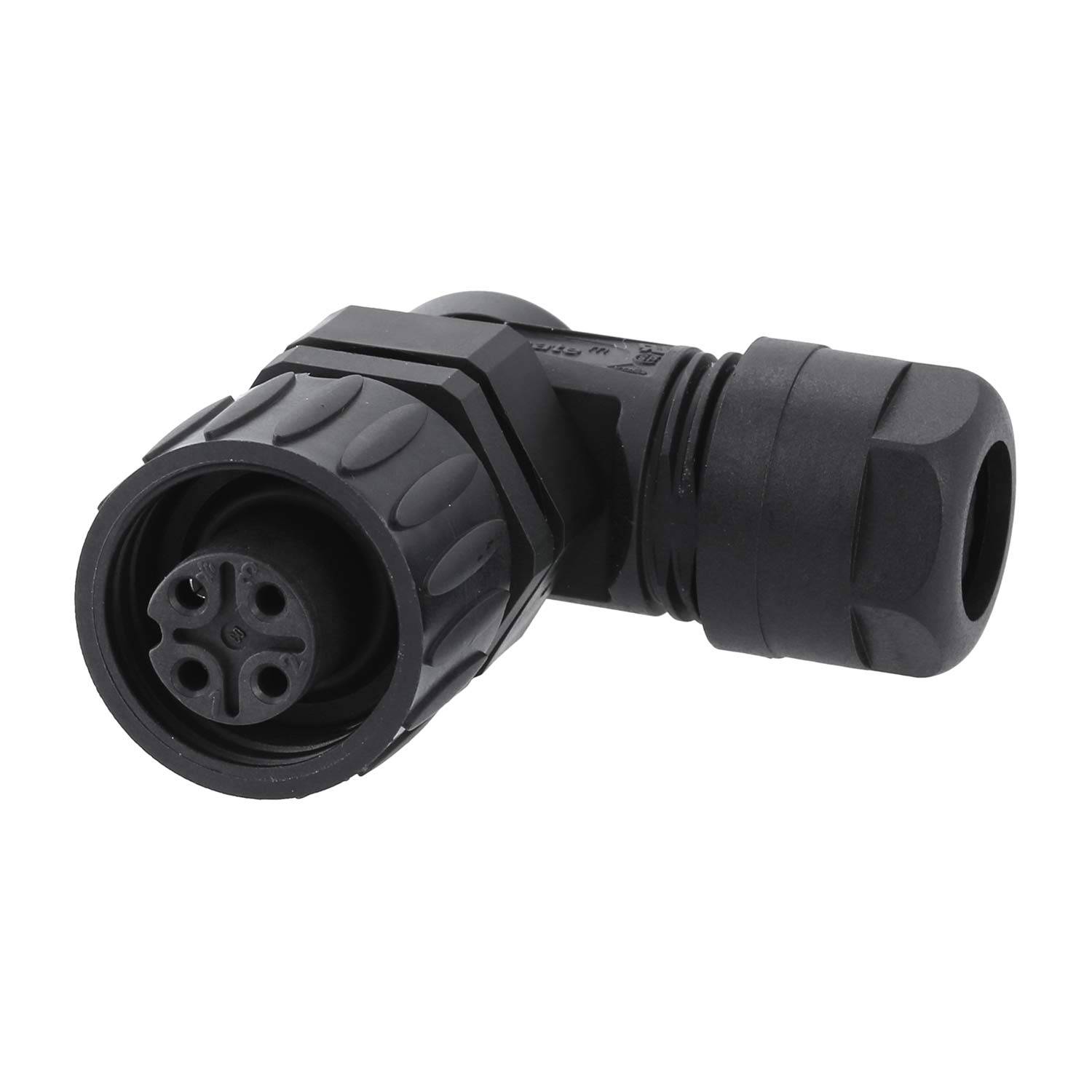 C01620F00310012 Amphenol RD24-KBW Kabelsteckverbinder gewinkelt Buchse Schraubanschluss, Polzahl 3+PE Kabelabgang