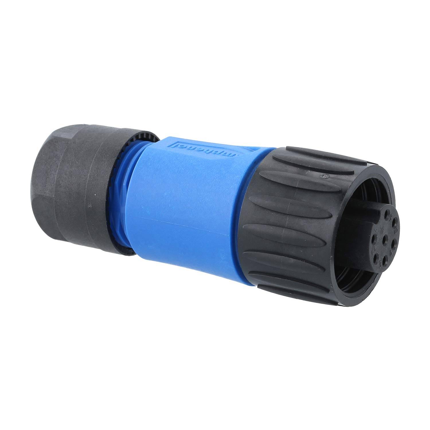 C01630D00610010 Amphenol RD24-KBG Kabelsteckverbinder gerade Buchse Lötanschluss, Polzahl 6+PE Kabelabgang gerade,