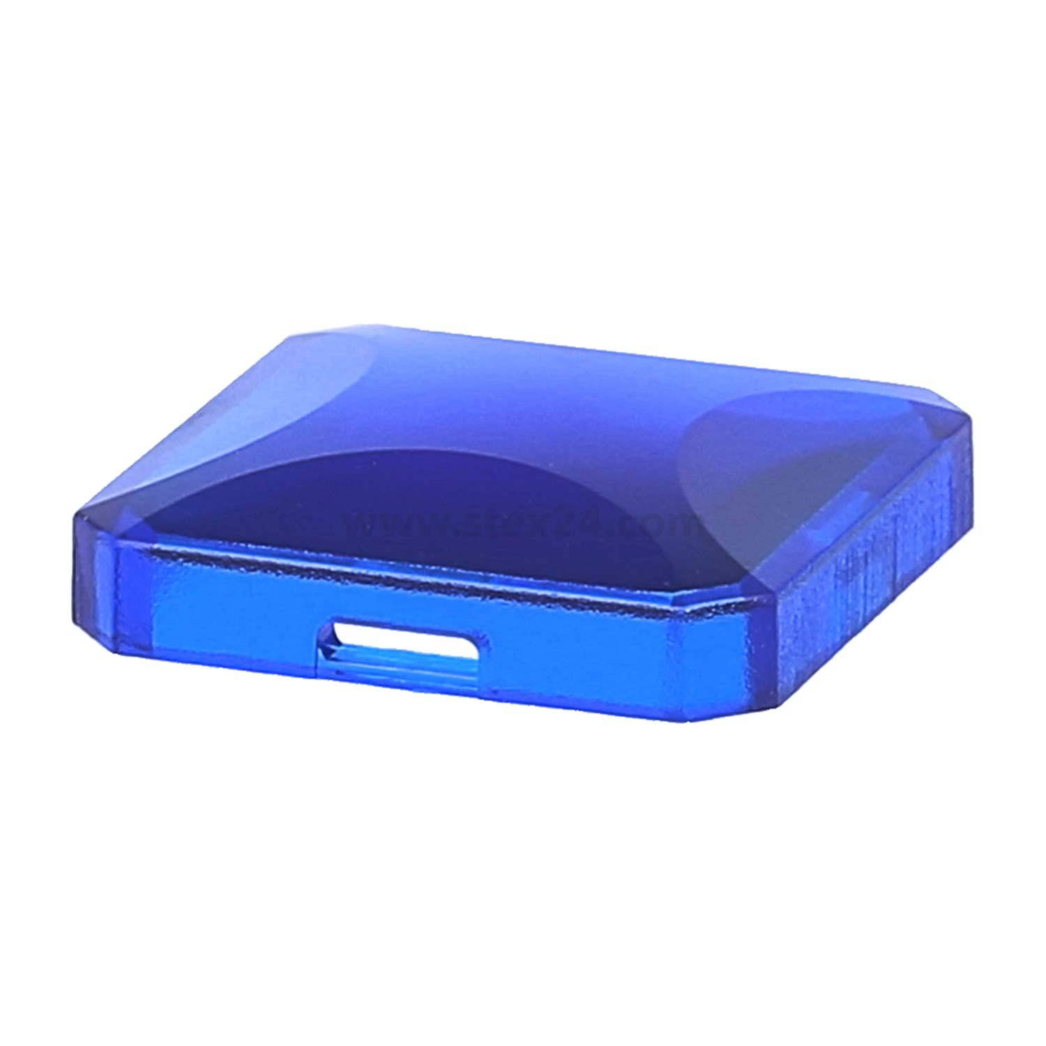 KOKFBL Georg Schlegel Kalotte, gewölbt transparent Farbe blau Ausführung beschreib- und beleuchtbar - 1Stück