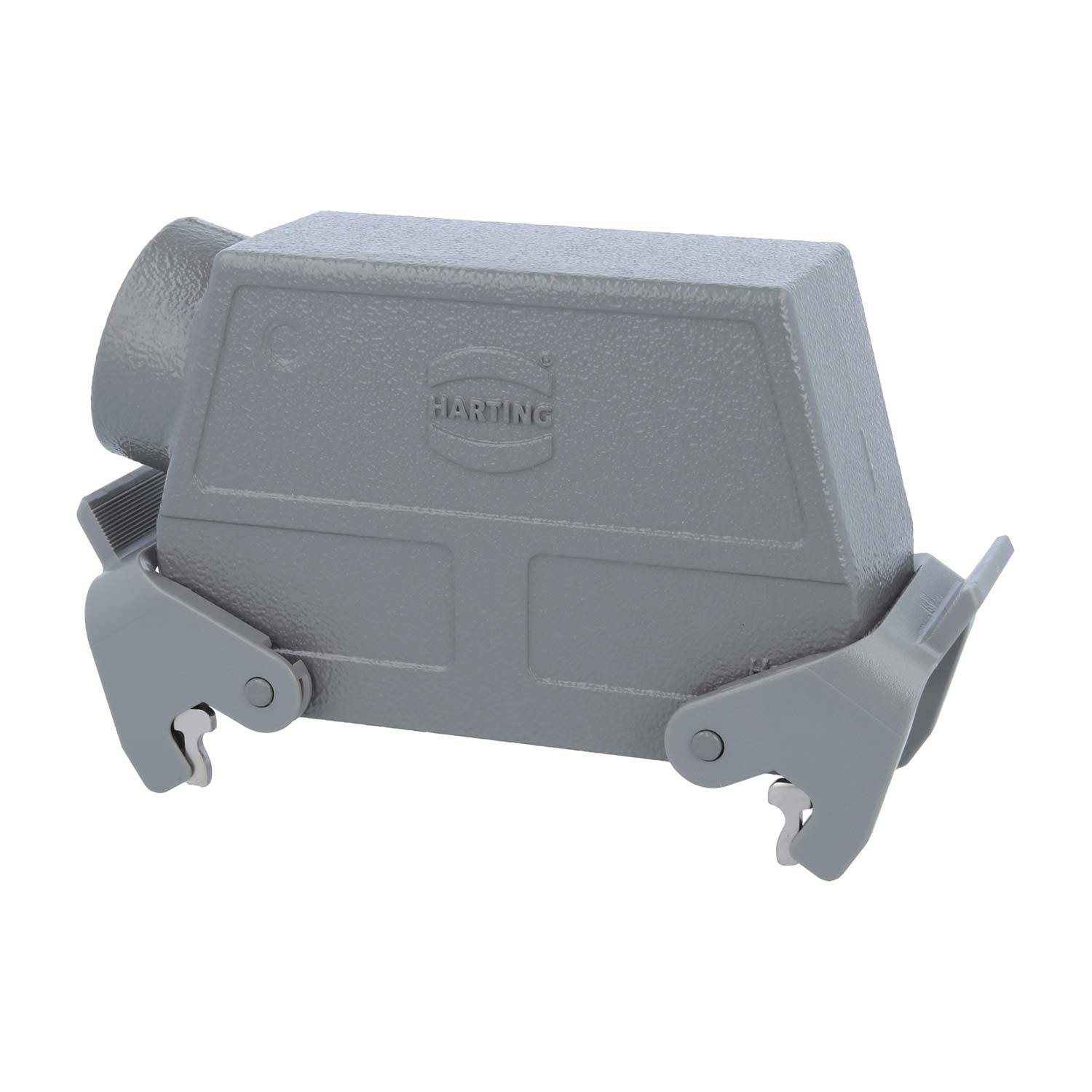 05300240566 HARTING Han 24B Tüllengehäuse hoch, 1xM25 seitlicher Kabelabgang, mit 2 Querbügeln Verschraubung M25