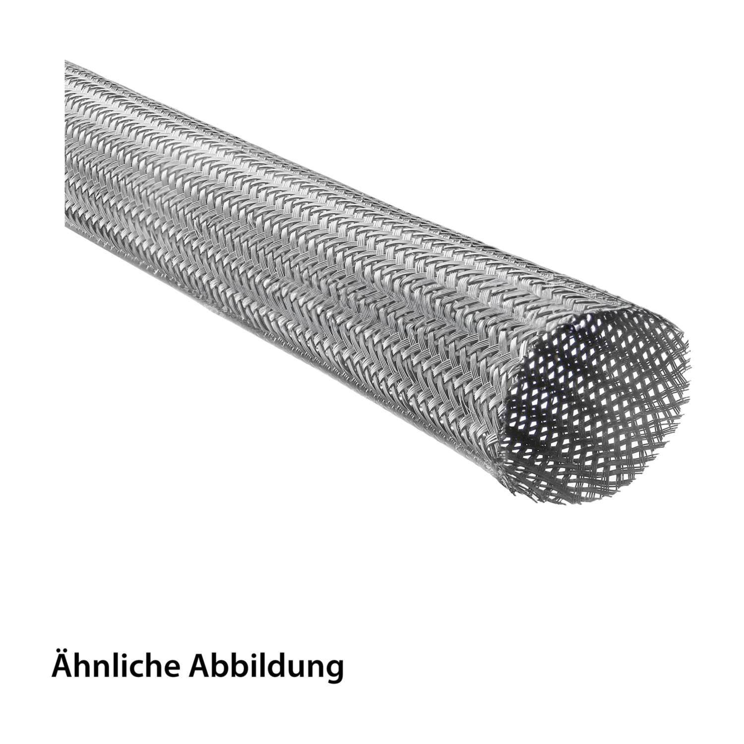 10239601038 FLEXA HG-PET022 grau Hohlgeflechtschlauch PET-Monofile Einsatzbereich 28,0mm - 38,0mm Temperaturbereich