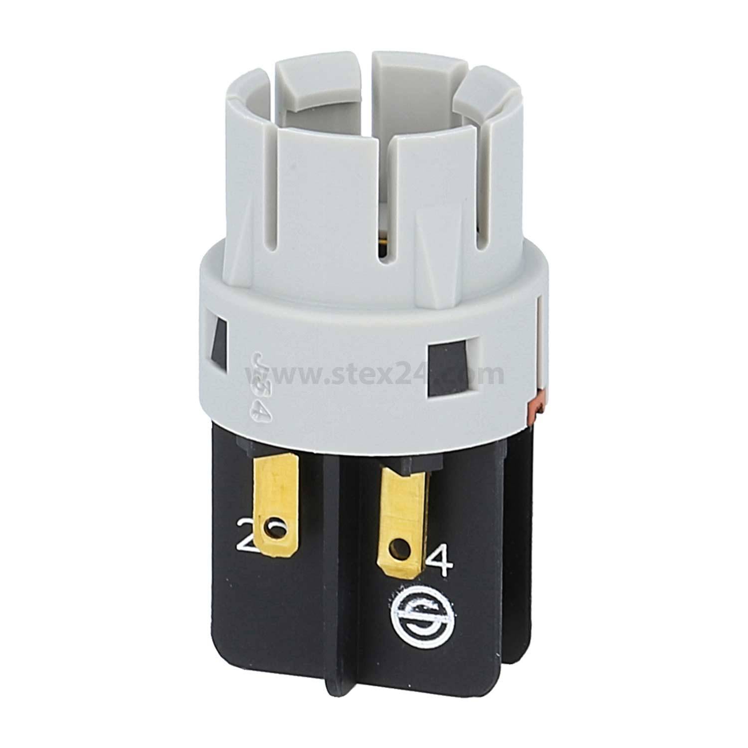 PTFOI Georg Schlegel Tastkontaktgeber für Not-Halt-Tasten, 1Ö + 1S Kontaktgeber PTF Flachstecker 2,8mm x 0,8mm - 1Stück