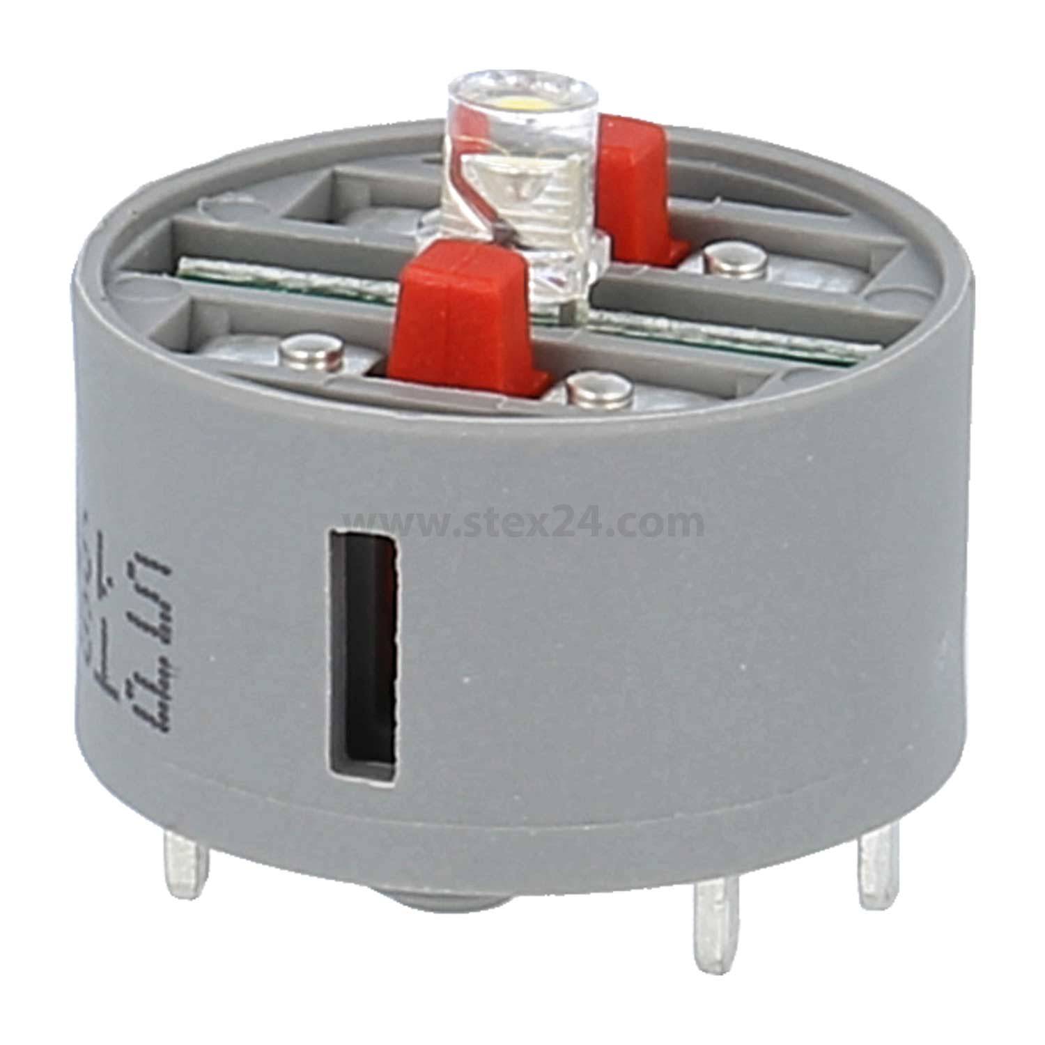 PTSLOO Georg Schlegel Leucht-Tastkontaktgeber, 2Ö Kontaktgeber PT, beleuchtbar Printanschluss - 1Stück