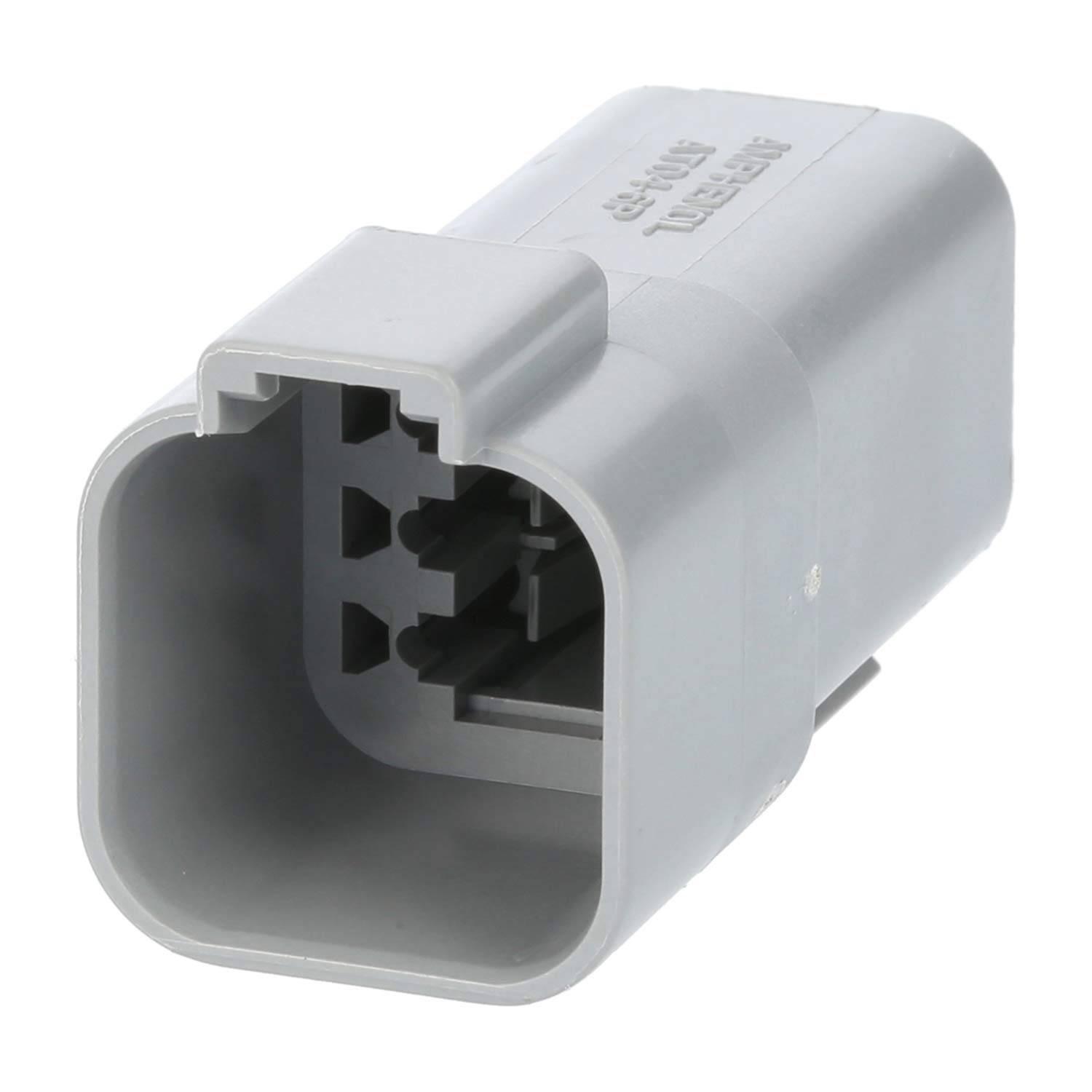 AT04-6P Amphenol AS-6SM 111 Kabelstecker AT-Serie Stift, 6-polig, Crimpanschluss Isolationsdurchmesser 2,24mm - 3,68mm,