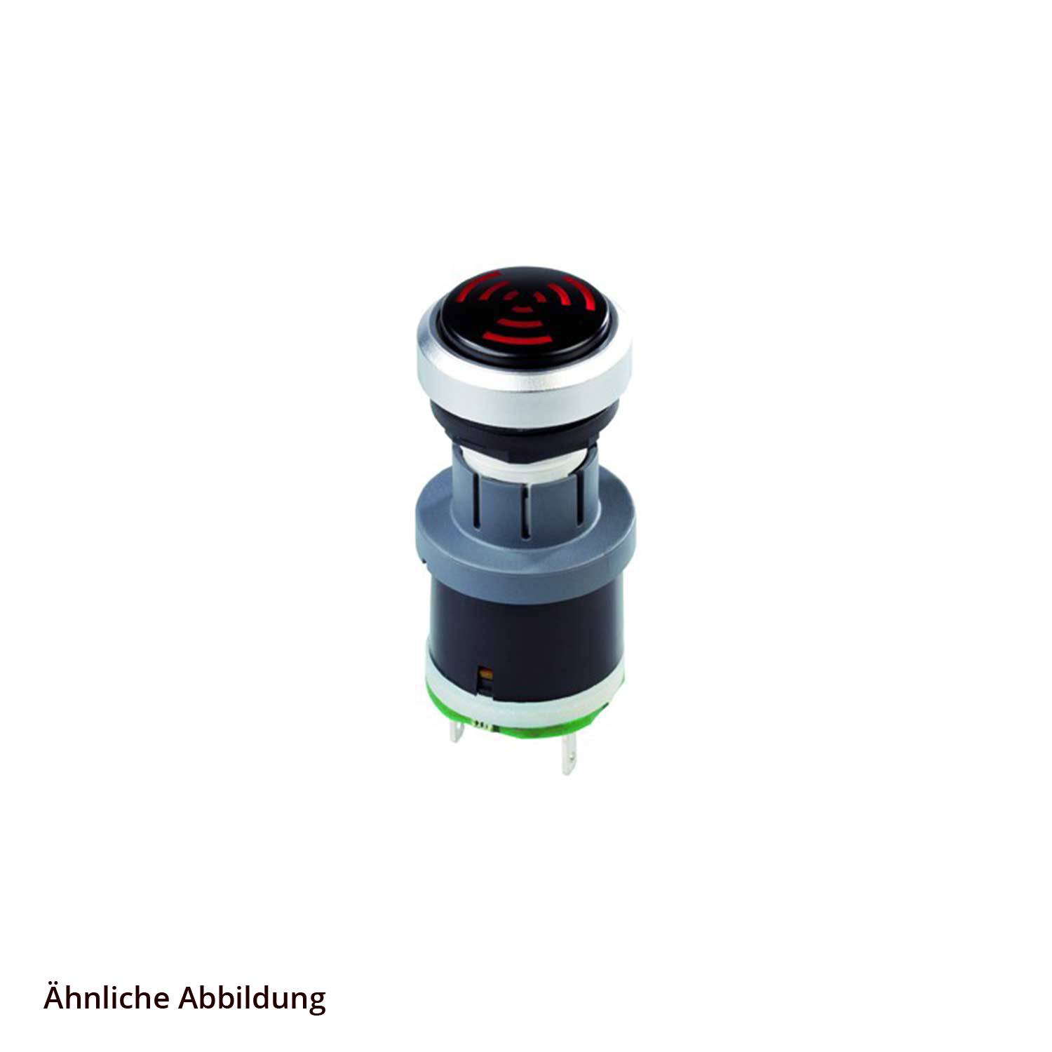 RKNMSGL+SGLR-24V Georg Schlegel Akustischer Signalgeber beleuchtbar, rund, OKTRON-R Flachstecker 2,8mm x 0,8mm - 1Stück