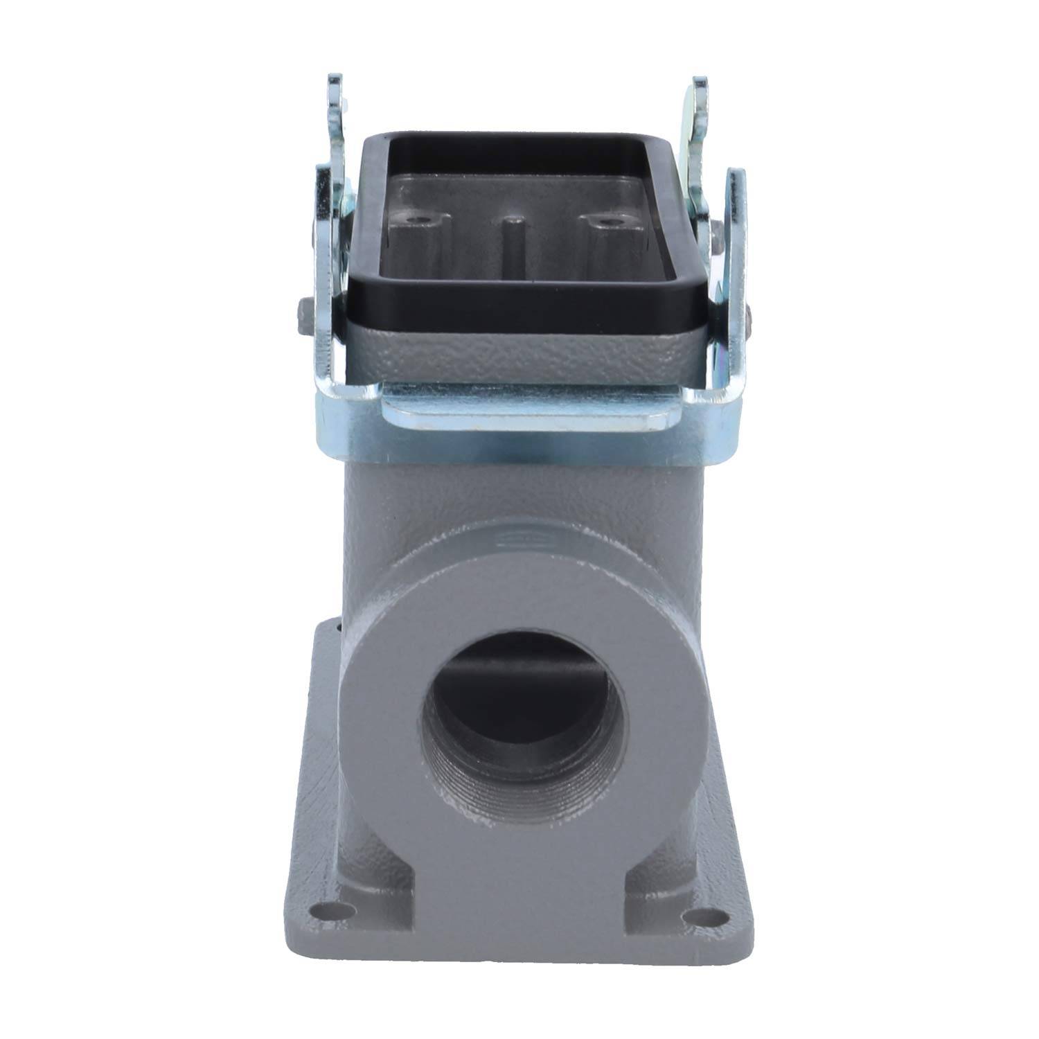 04300160262 HARTING Han 16B Sockelgehäuse hoch, 1xM25 seitlicher Kabelabgang, mit 2 Querbügeln Verschraubung M25