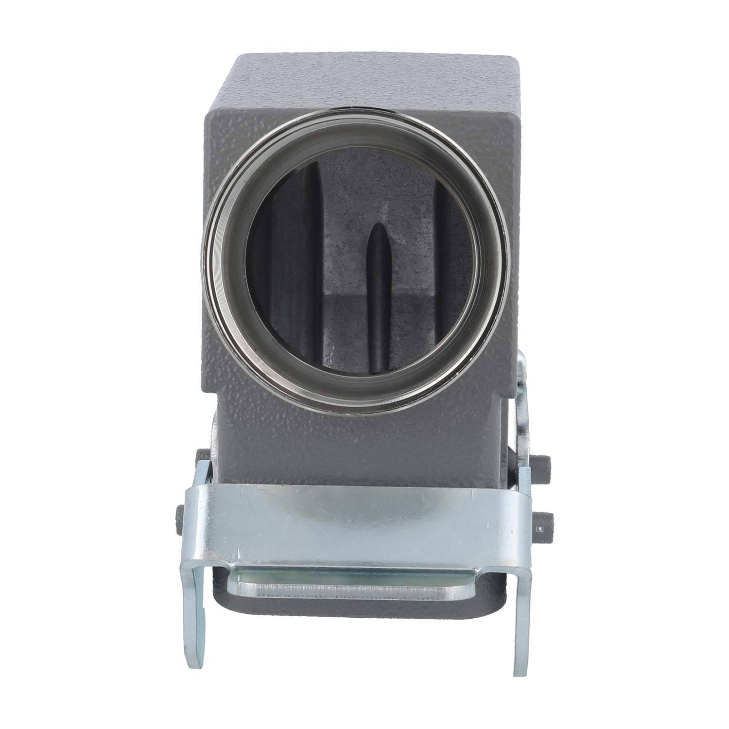 04300100570 HARTING Han 10B Tüllengehäuse hoch, 1xM40 seitlicher Kabelabgang, mit 2 Querbügeln Verschraubung M40