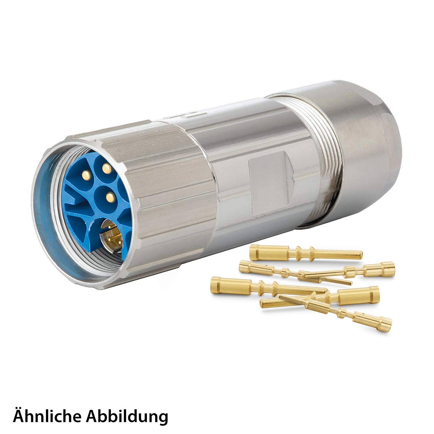 799917992K HUMMEL SET inkl. Kontakte M23 Hybrid Kabelsteckverbinder, Crimpeinsatz gerade Polzahl 3+4+4+PE, Stift