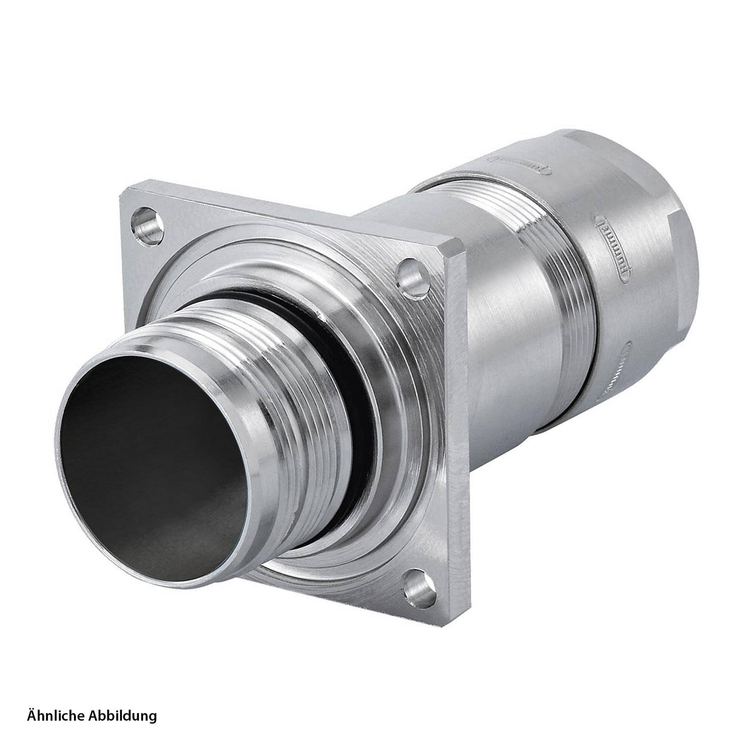 7683500000 HUMMEL M23 Leistung Wanddurchführung Kupplung gerade Vorder- oder Hinterwand, Klemmbereich 7,0mm - 12,0mm