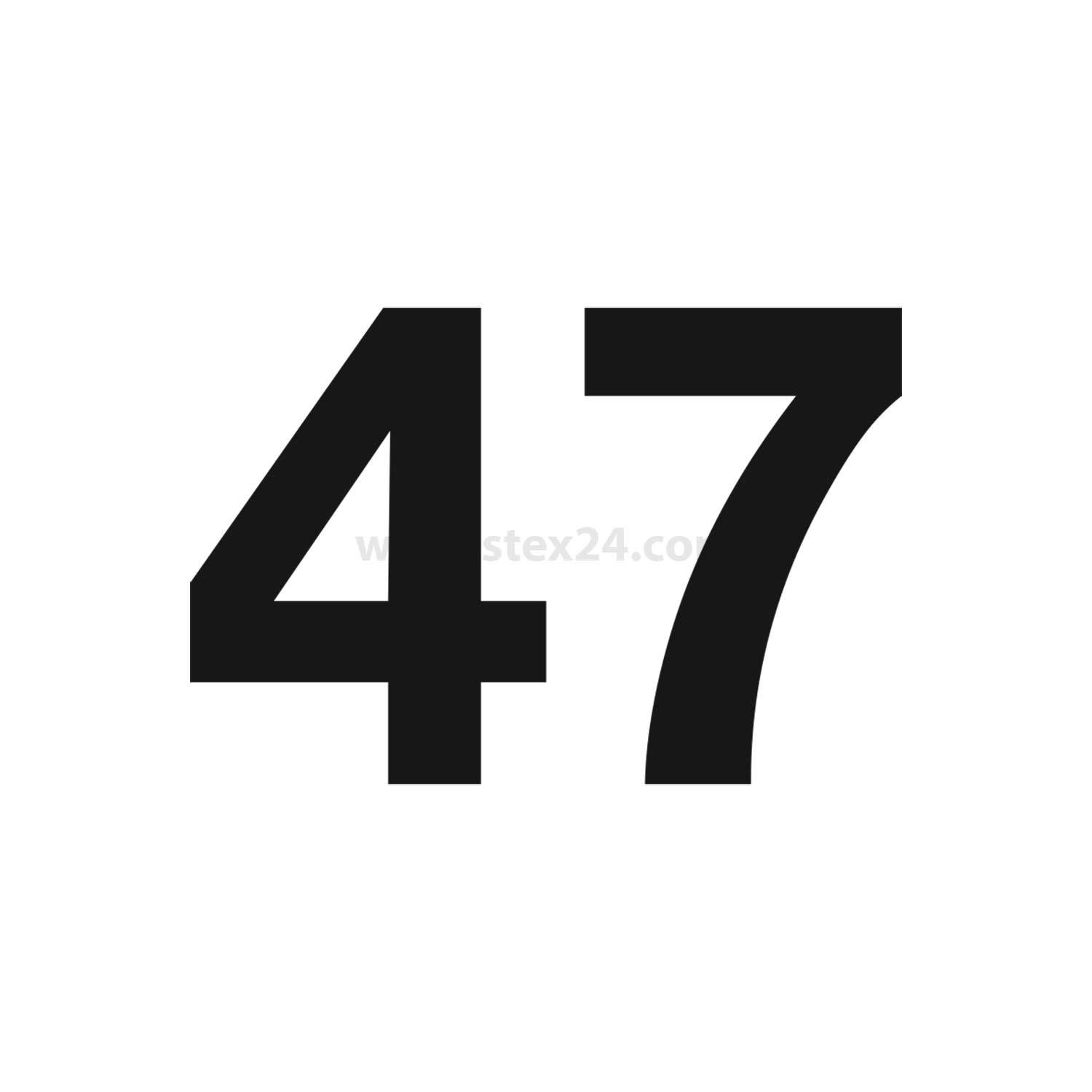 Die Zahl „47